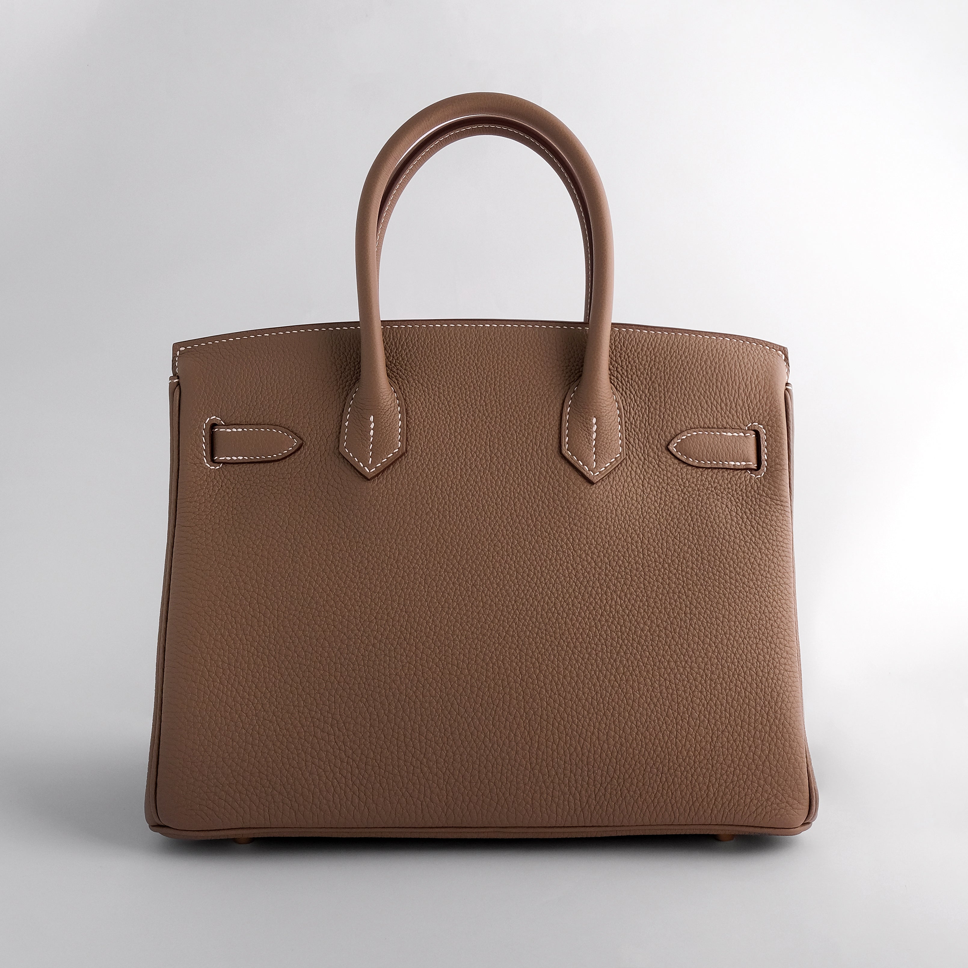 Hermès Birkin 30 Togo Etoupe Retourne Gold Hardware