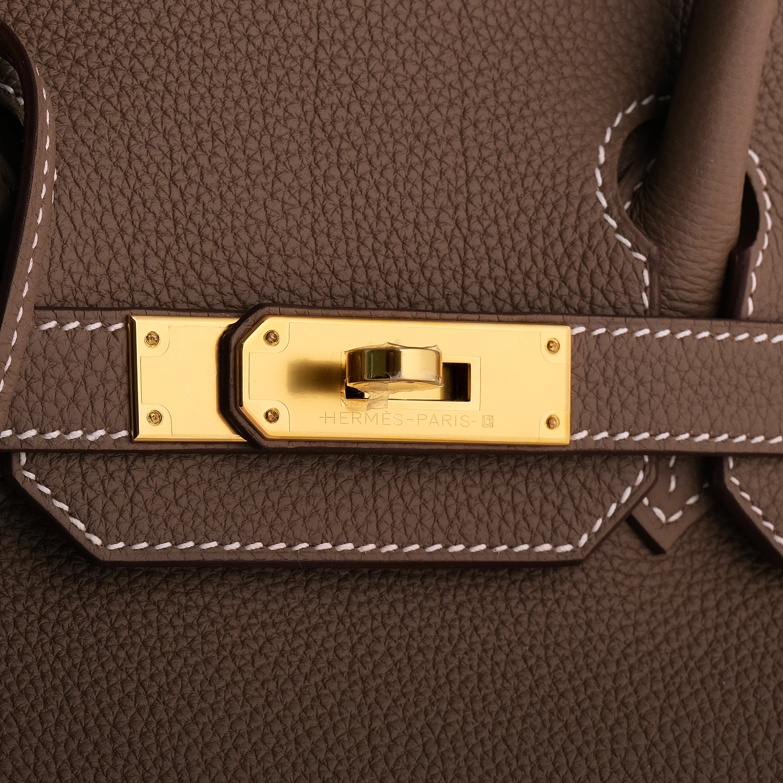 Hermès Birkin 30 Togo Etoupe Retourne Gold Hardware