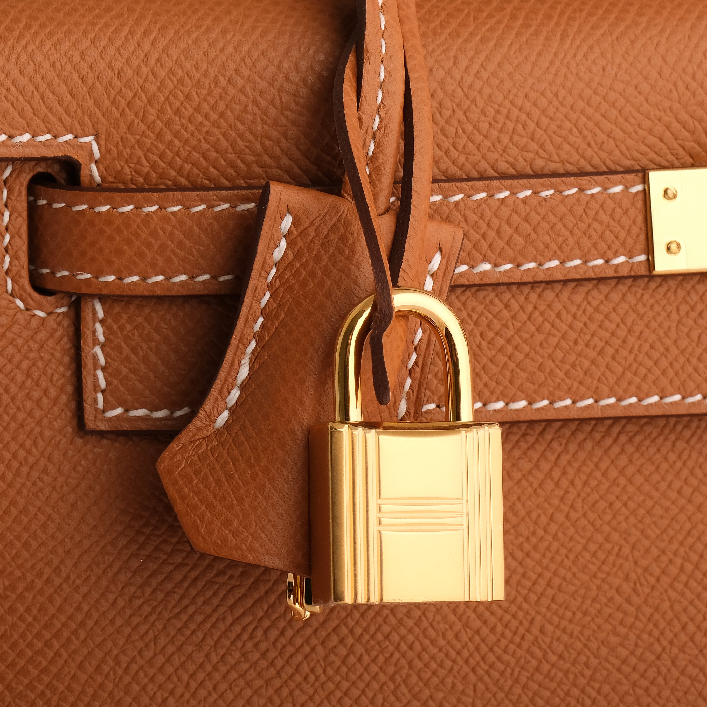 Hermès Kelly 25 Epsom Gold Sellier Gold Hardware