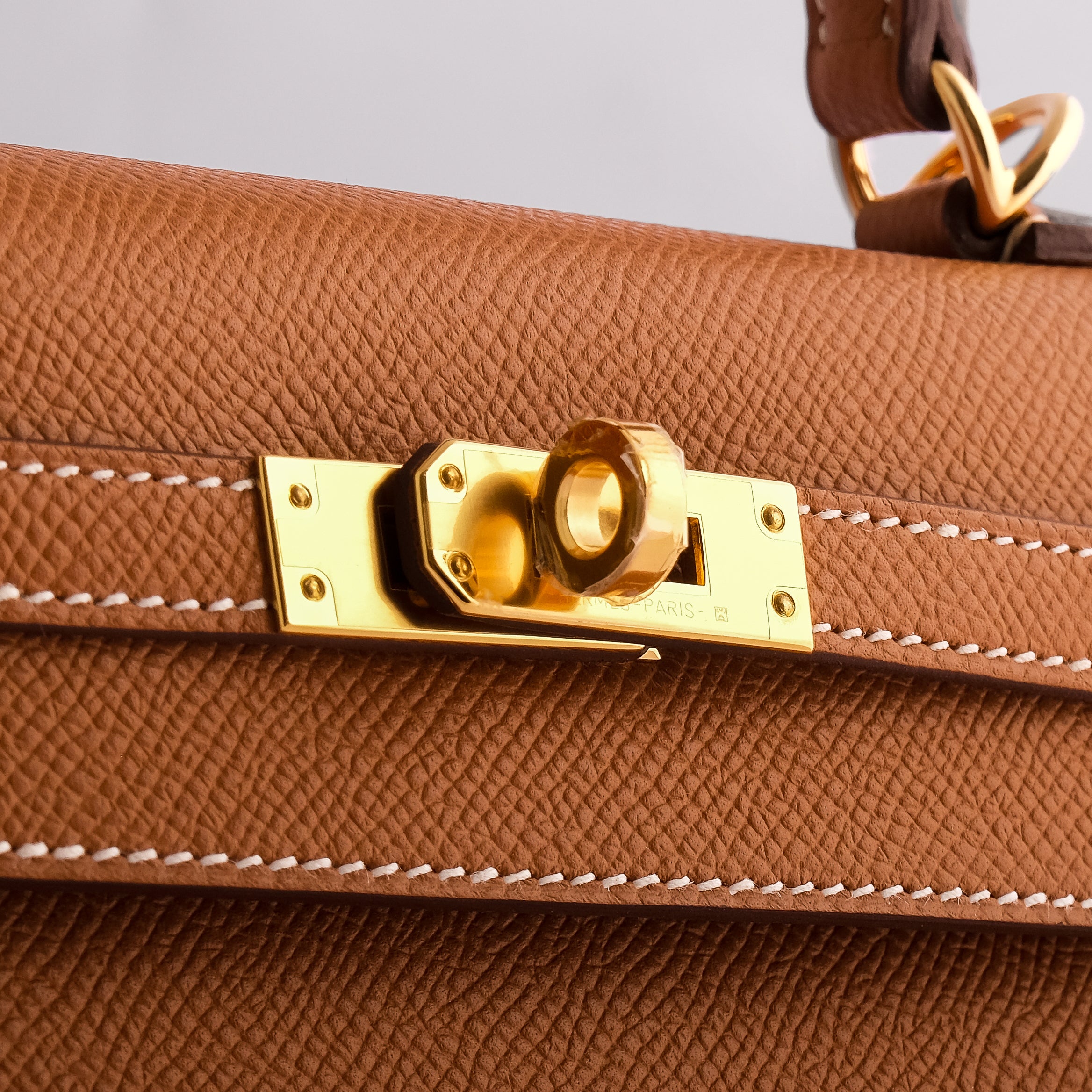 Hermès Kelly 25 Epsom Gold Sellier Gold Hardware