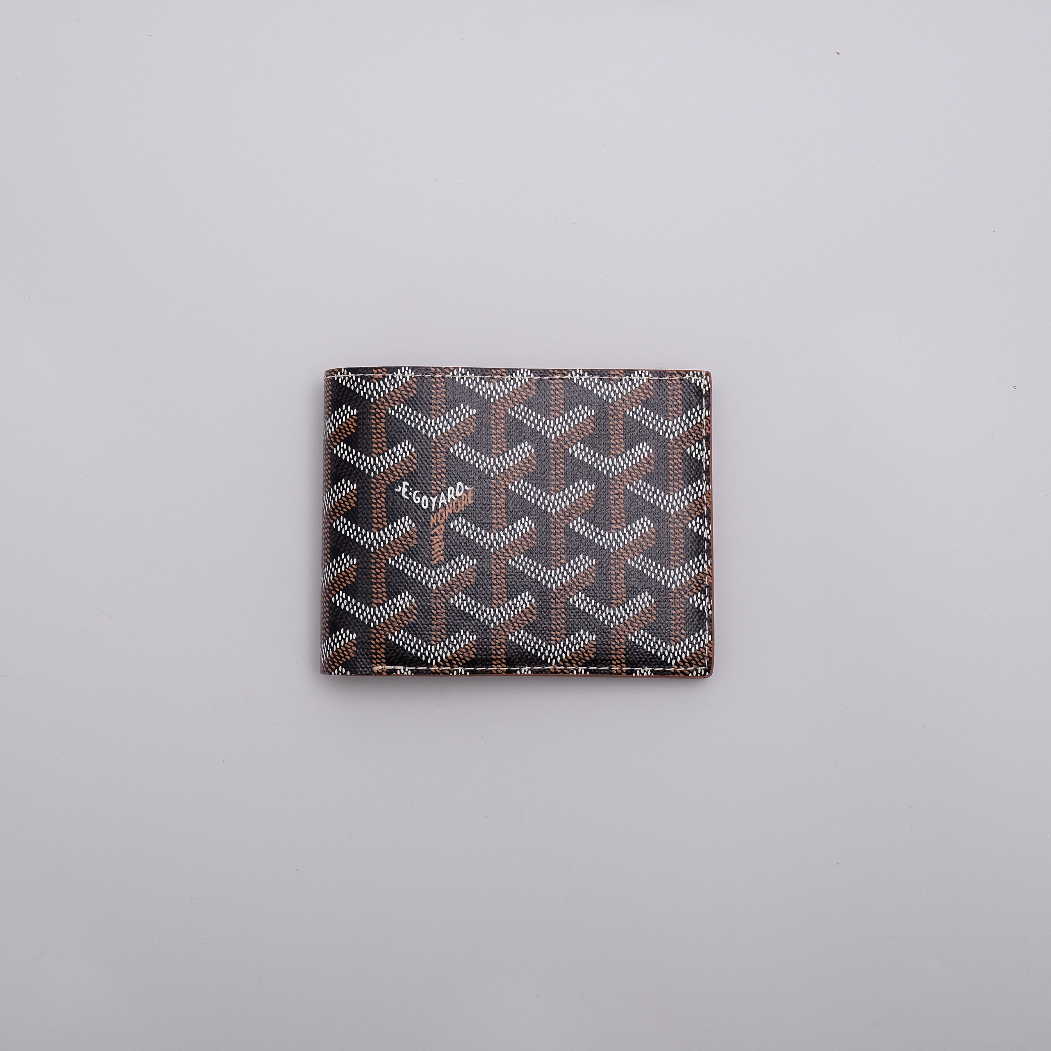 Goyard Bi-Fold Victoire Wallet Black/Tan