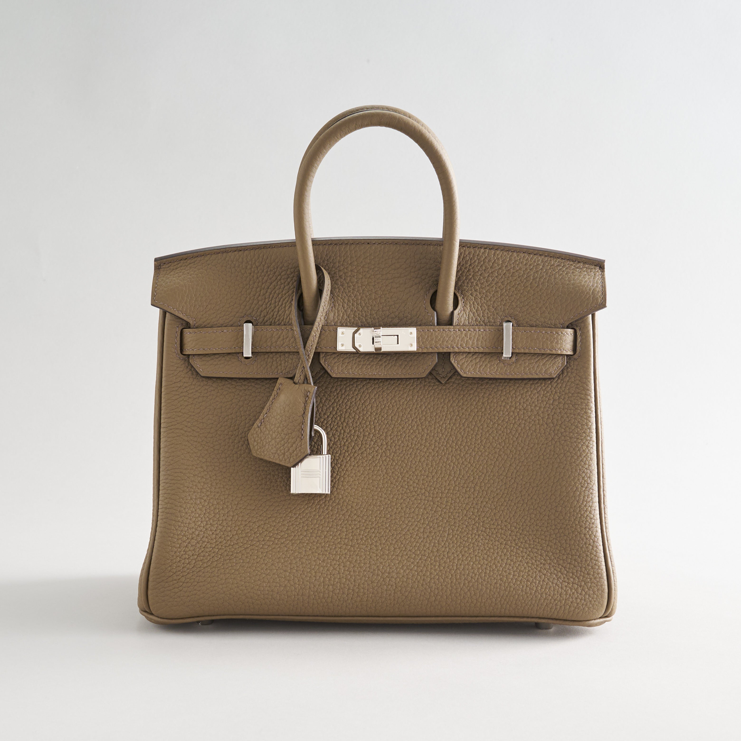 Hermès Birkin 25 Togo Toundra Palladium Hardware