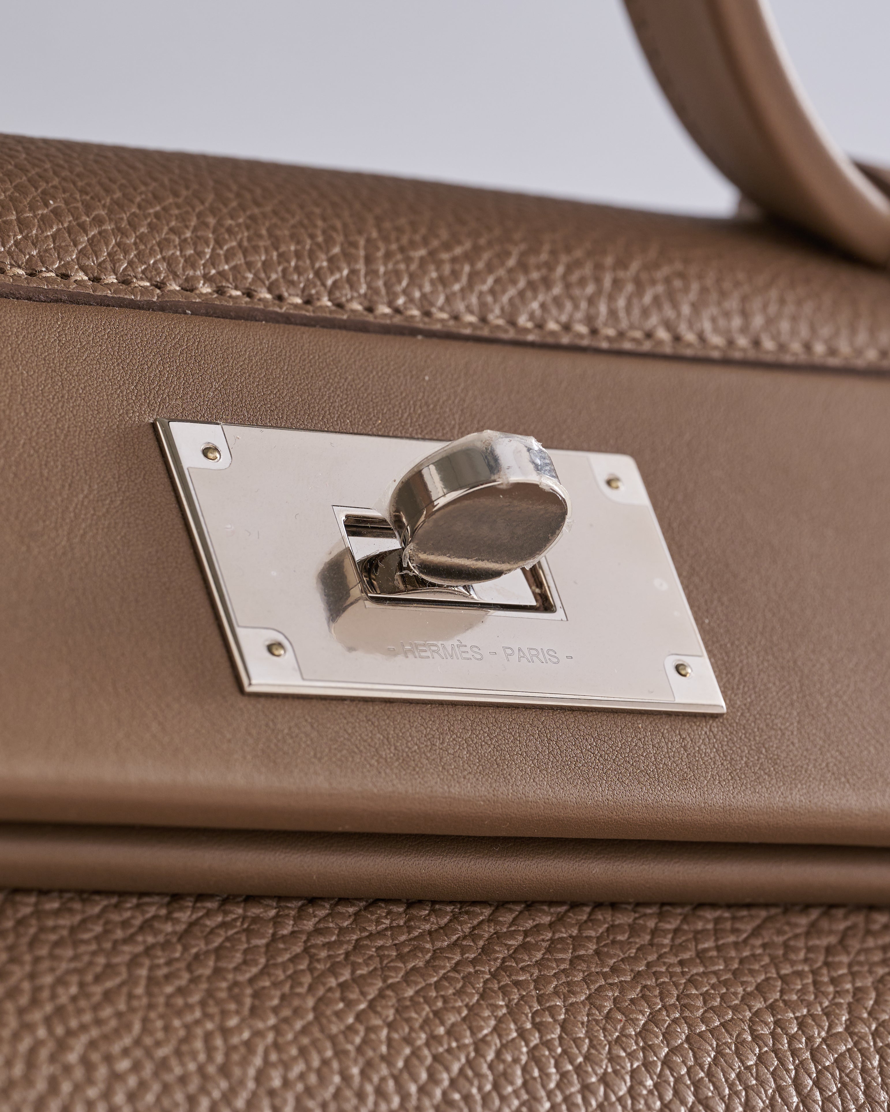 Hermès 24/24 29 Clemence Beige De Weimar Palladium Hardware