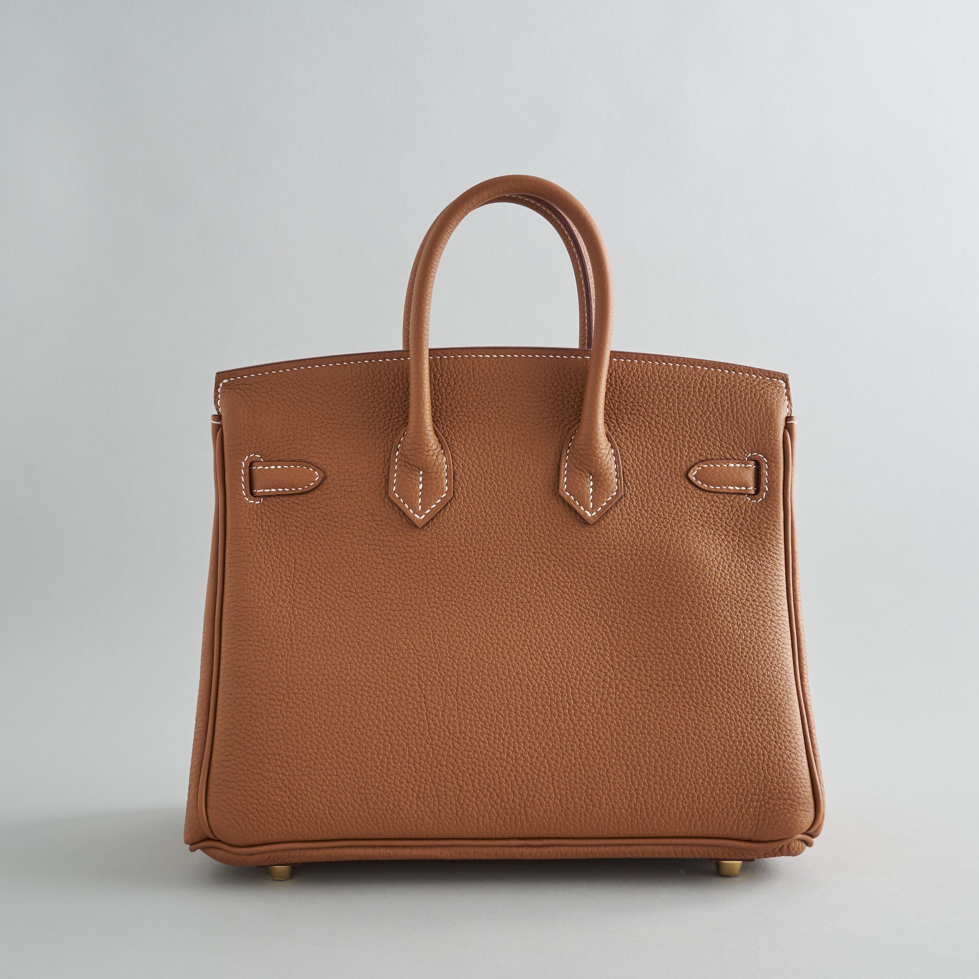 Hermès Birkin 25 Togo Gold Gold Hardware Retourne