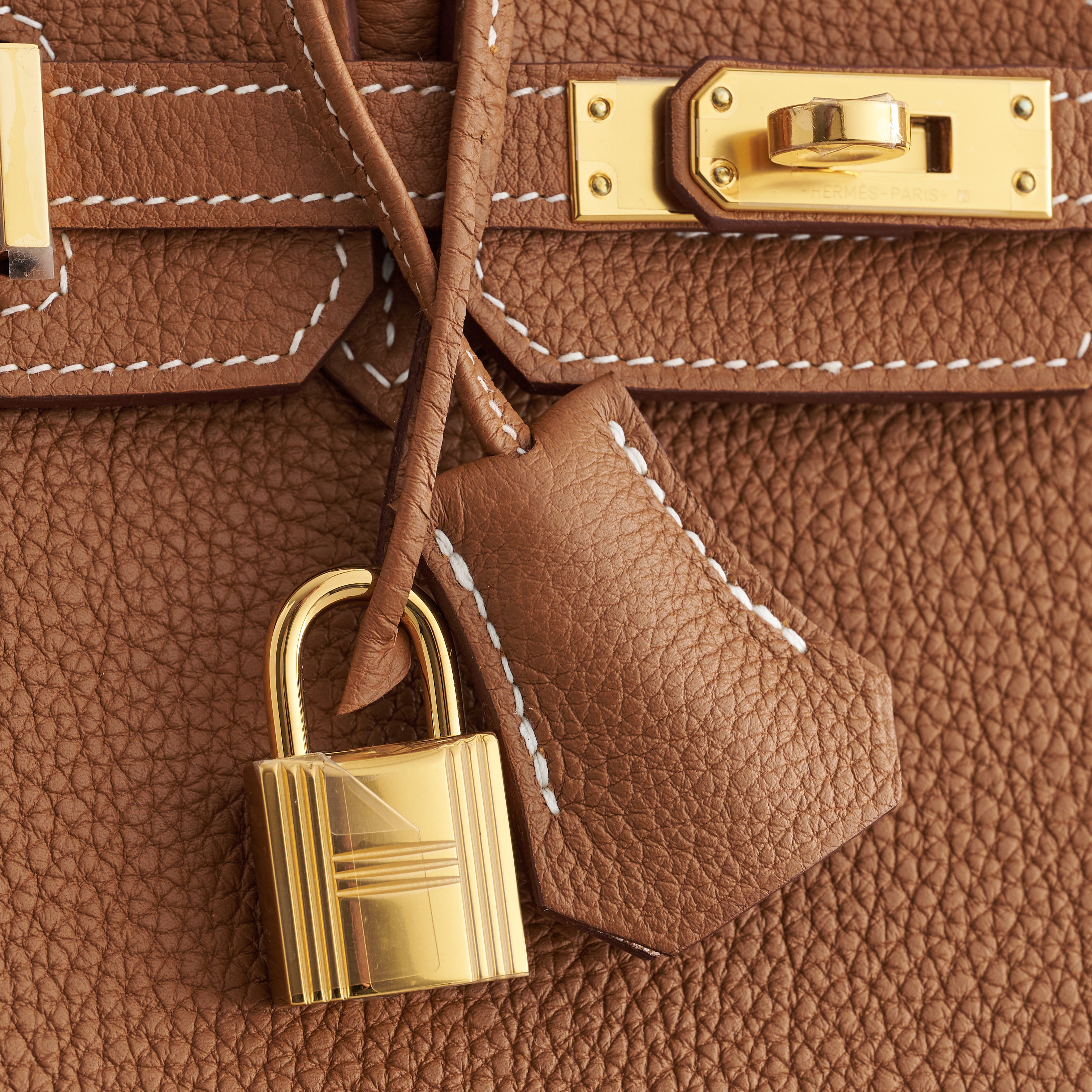 Hermès Birkin 25 Togo Gold Gold Hardware Retourne