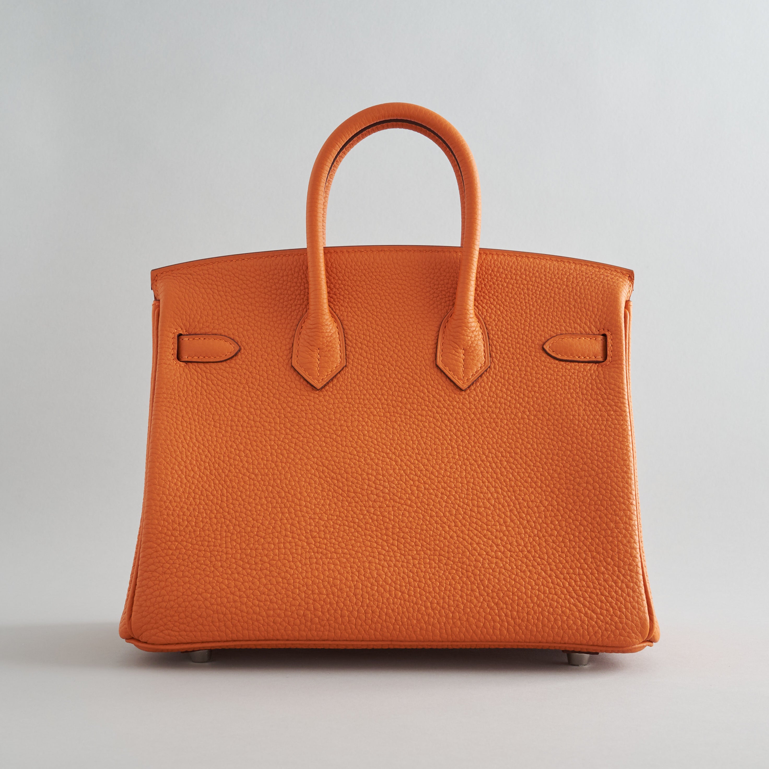 Hermès Birkin 25 Togo Orange Palladium Hardware