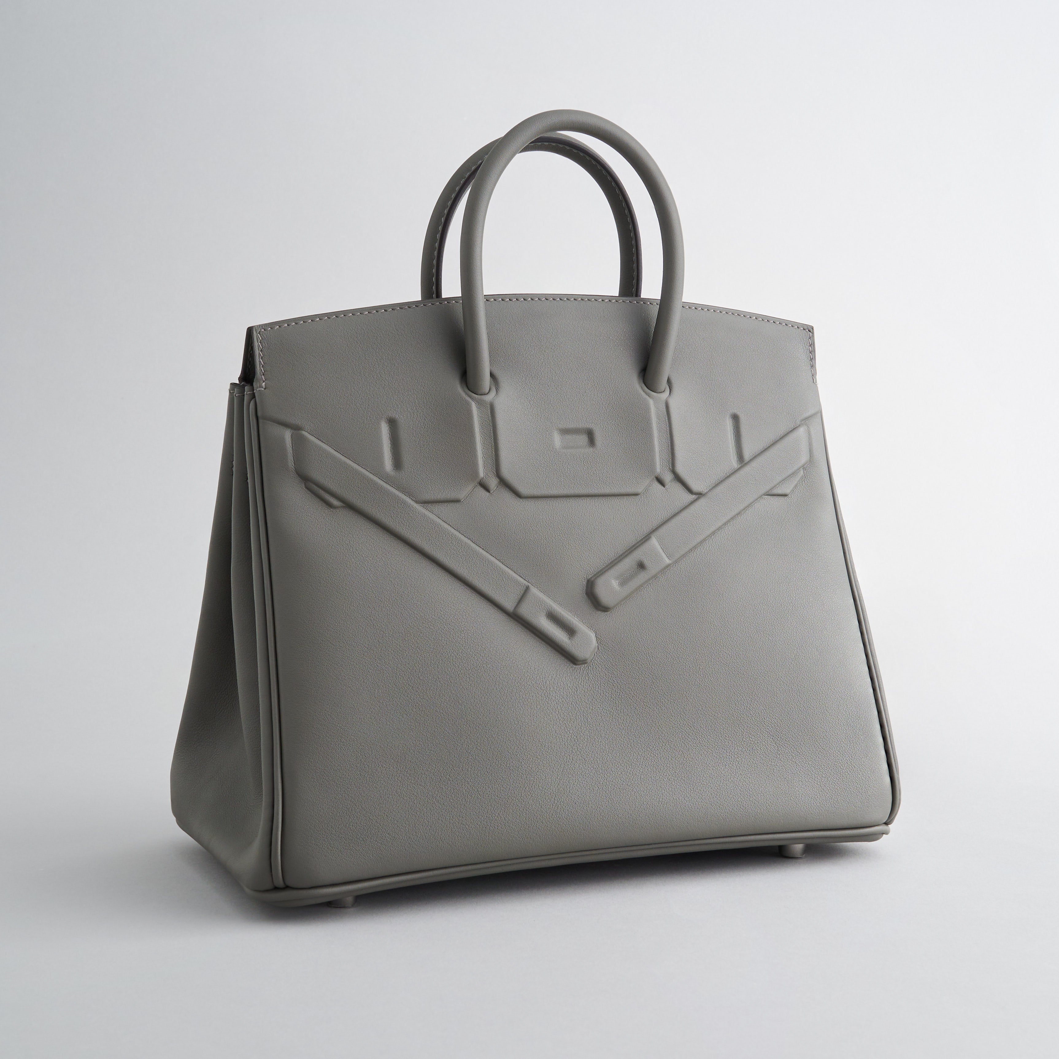 Hermès Birkin Shadow 25 Swift Gris Meyer Palladium Hardware