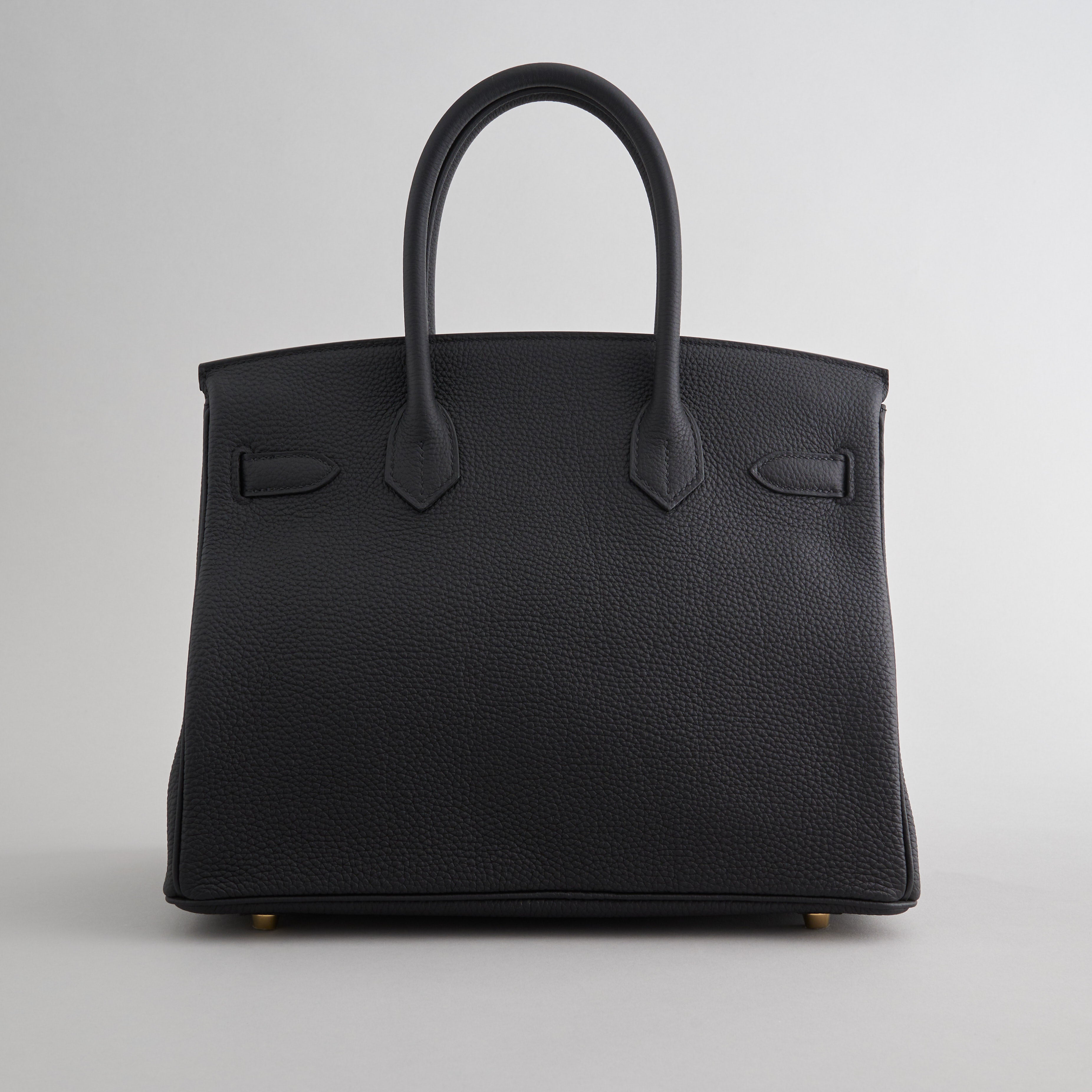 Hermès Birkin 30 Togo Black Gold Hardware