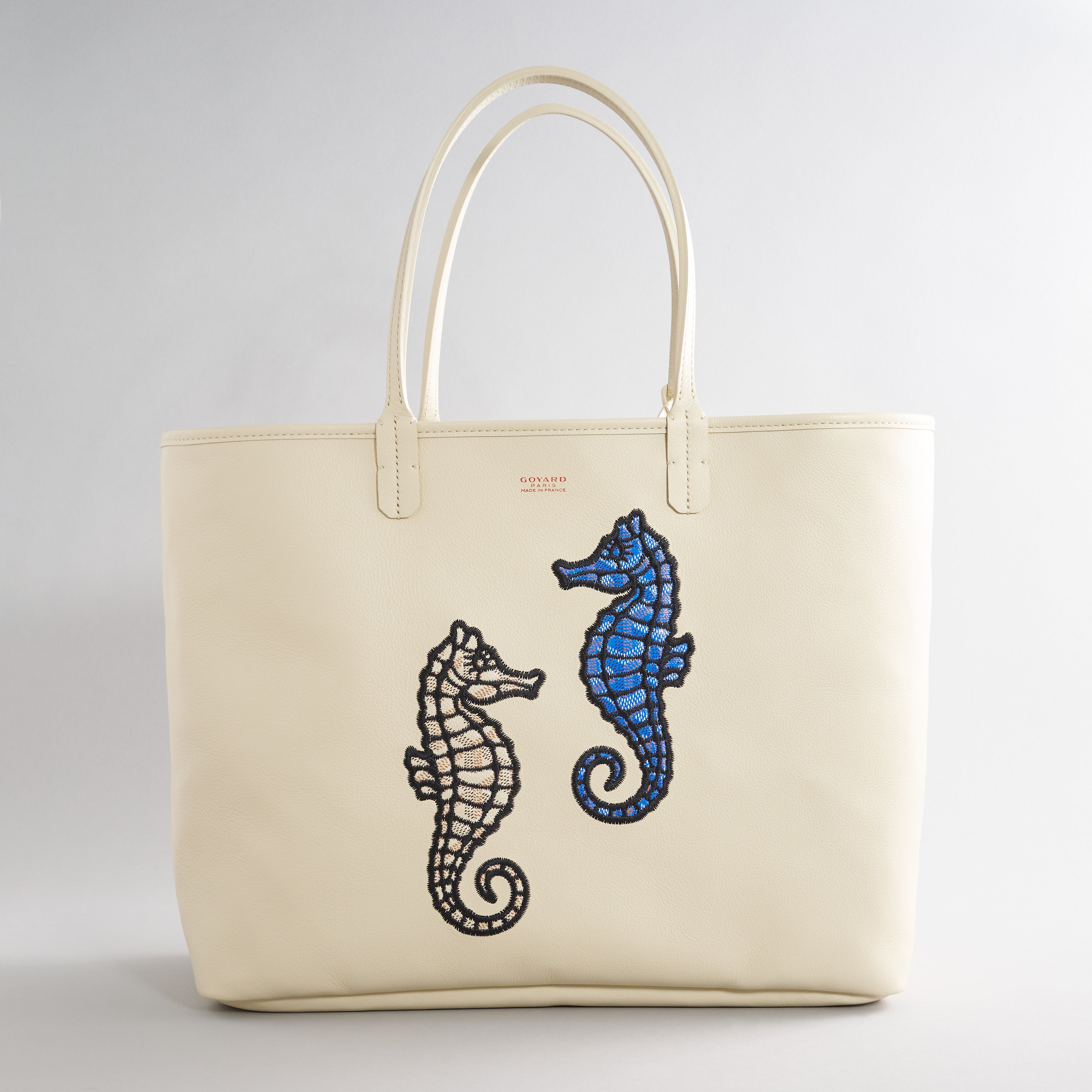 Goyard Anjou Tote PM White Seahorse Limited Edition