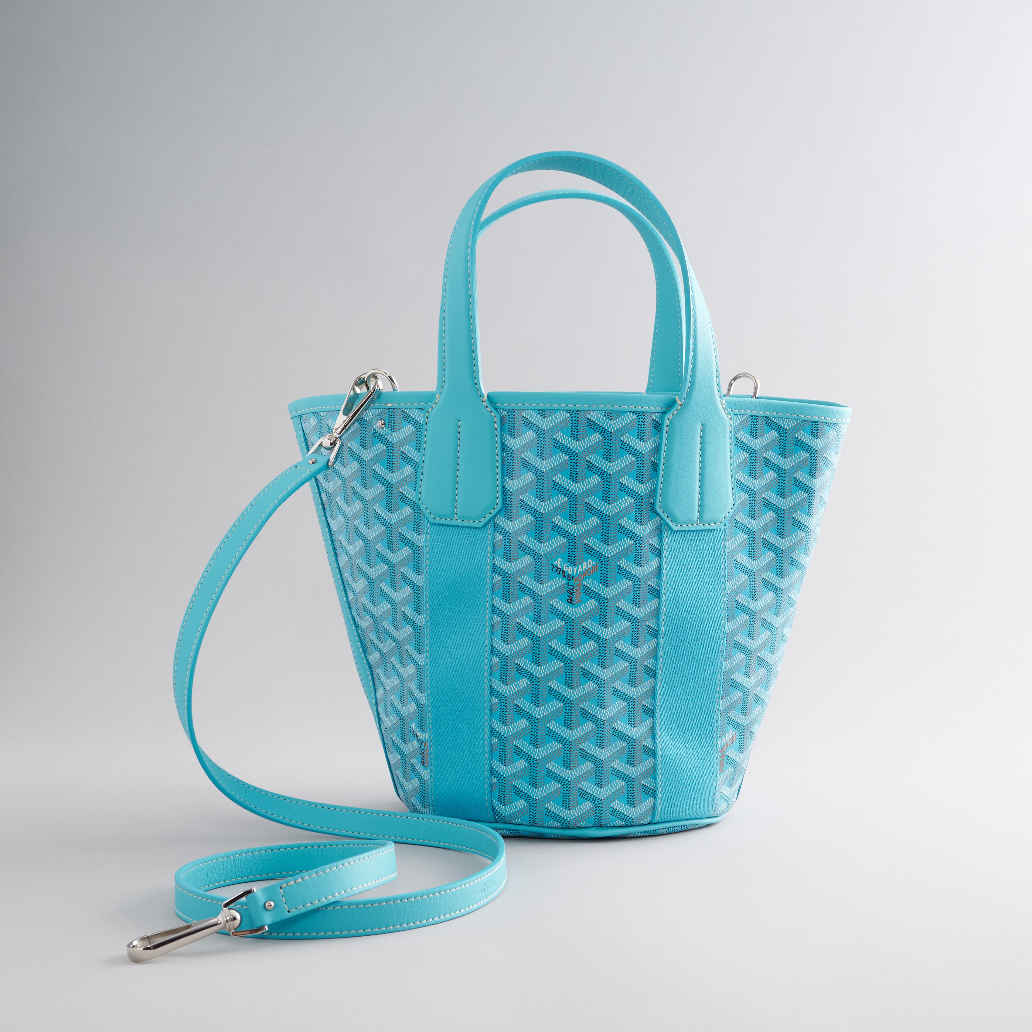 Goyard Belharra PM Turquoise Palladium Hardware