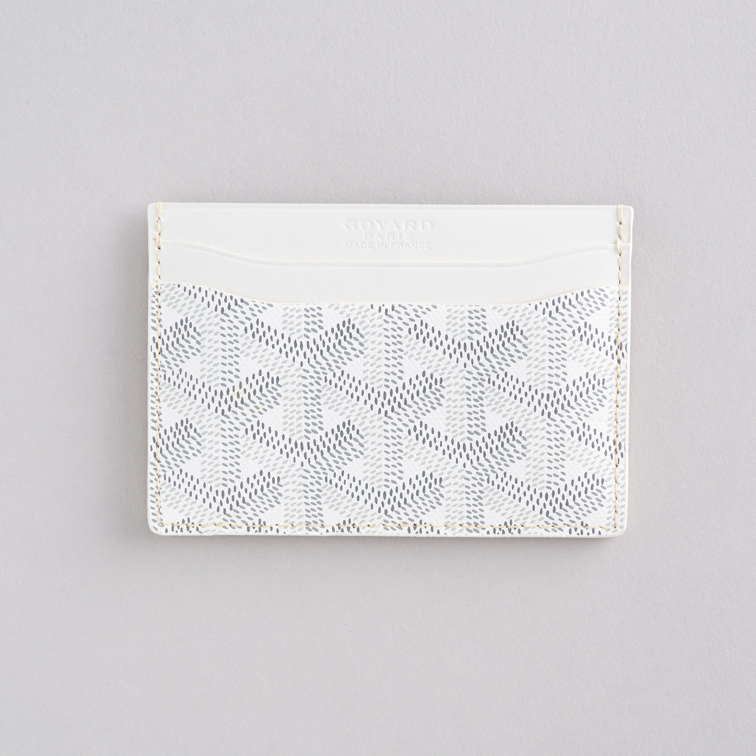 Goyard St. Sulpice Card Holder White