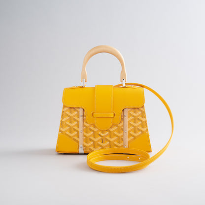 Goyard Saigon Structured Mini Yellow Palladium Hardware