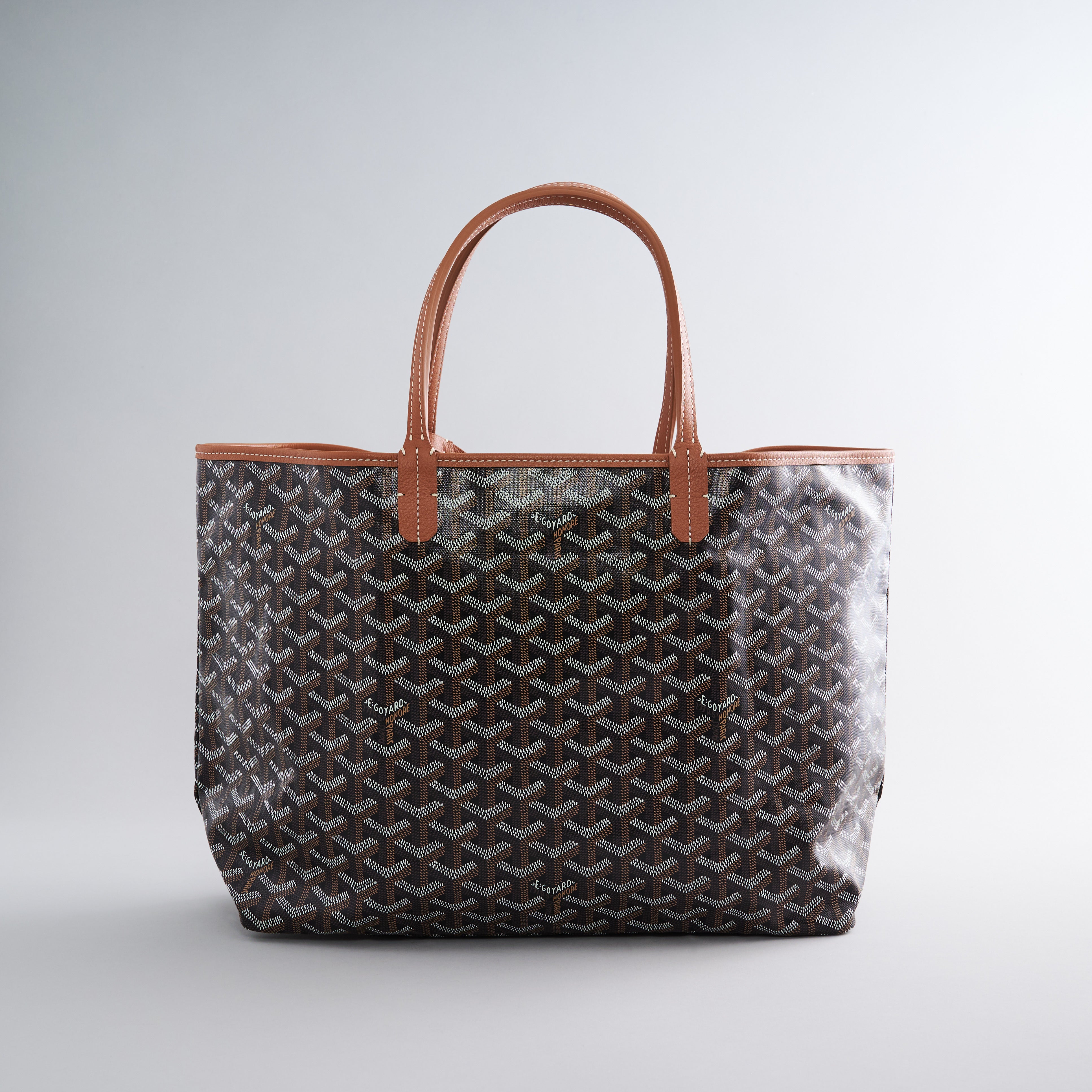 Goyard St. Louis Tote PM Black/Tan