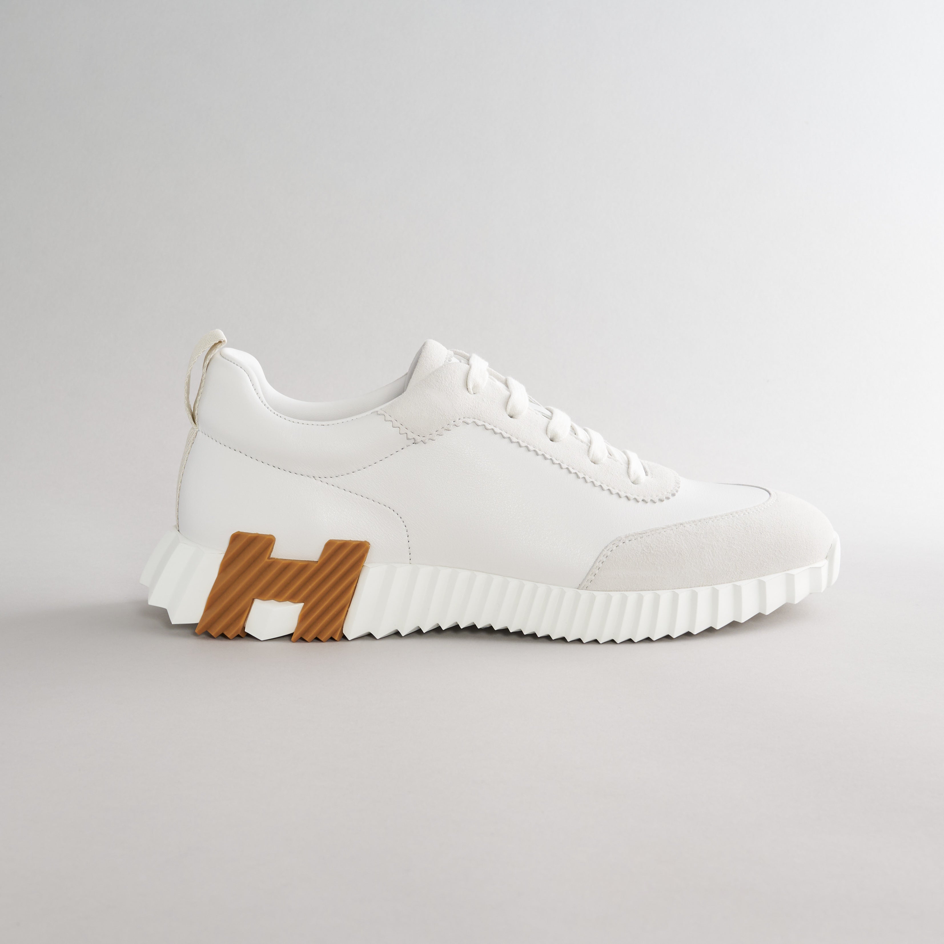 Hermès Bouncing Sneakers White/Orange/Black