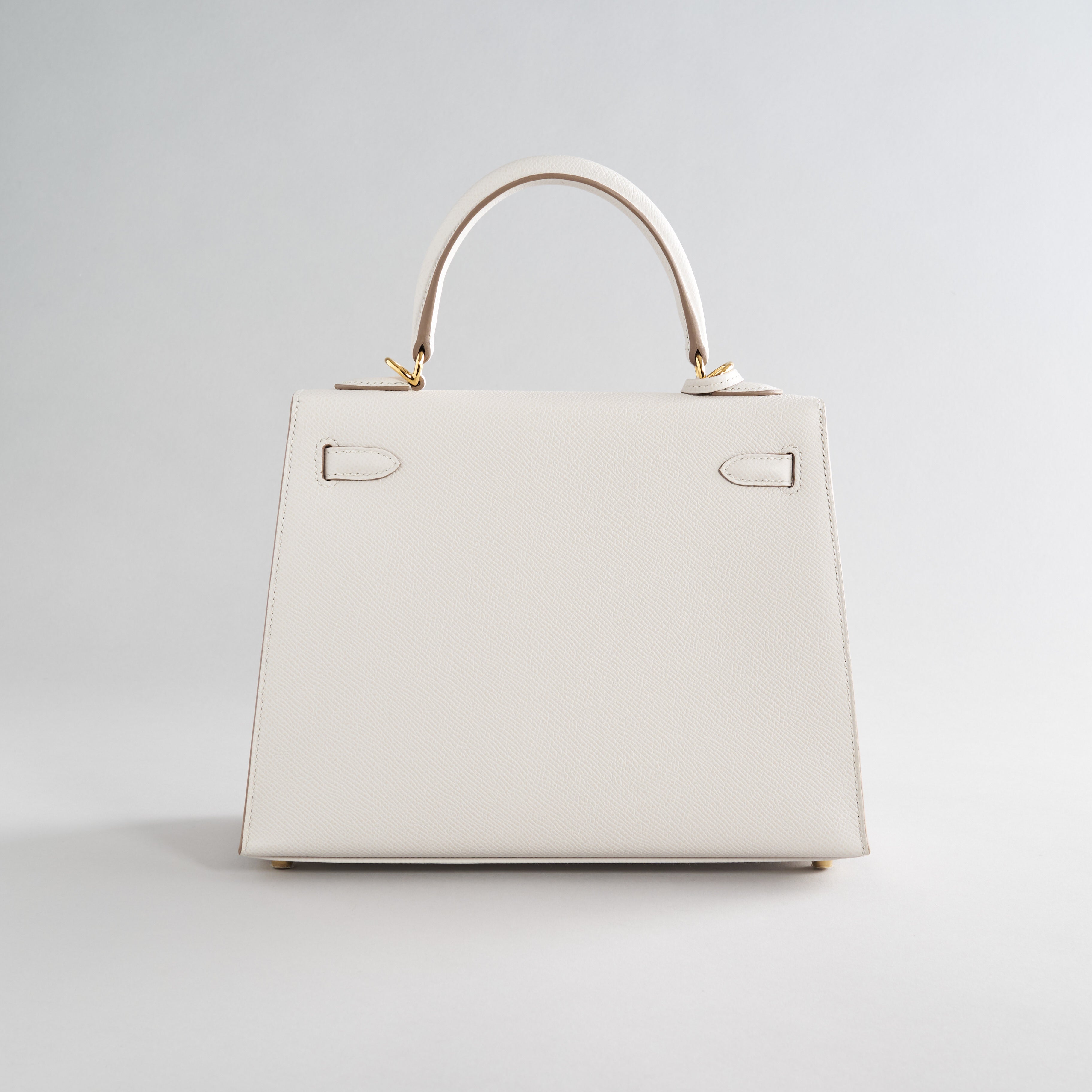 Hermès Kelly 25 Epsom Gris Pale Gold Hardware