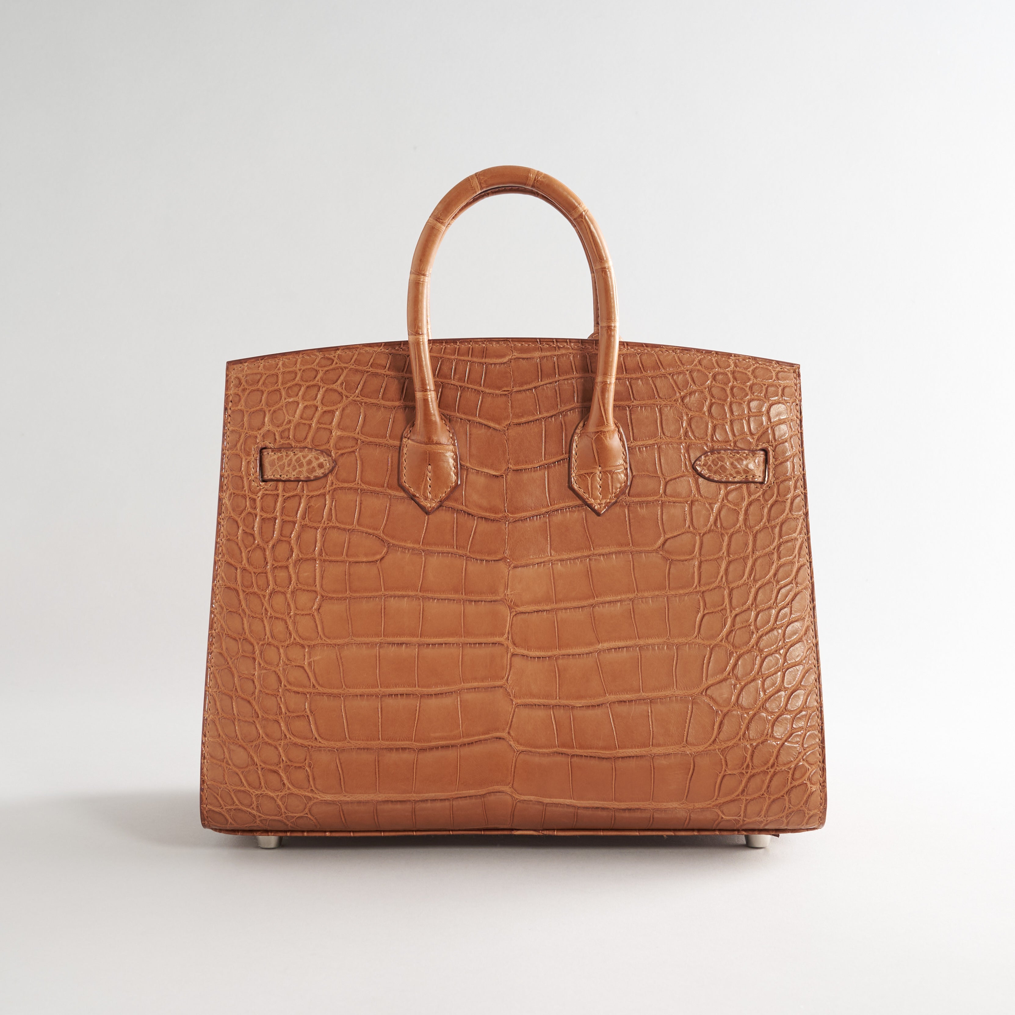 Hermès Birkin 25 Alligator Gold Palladium Hardware Matte Sellier