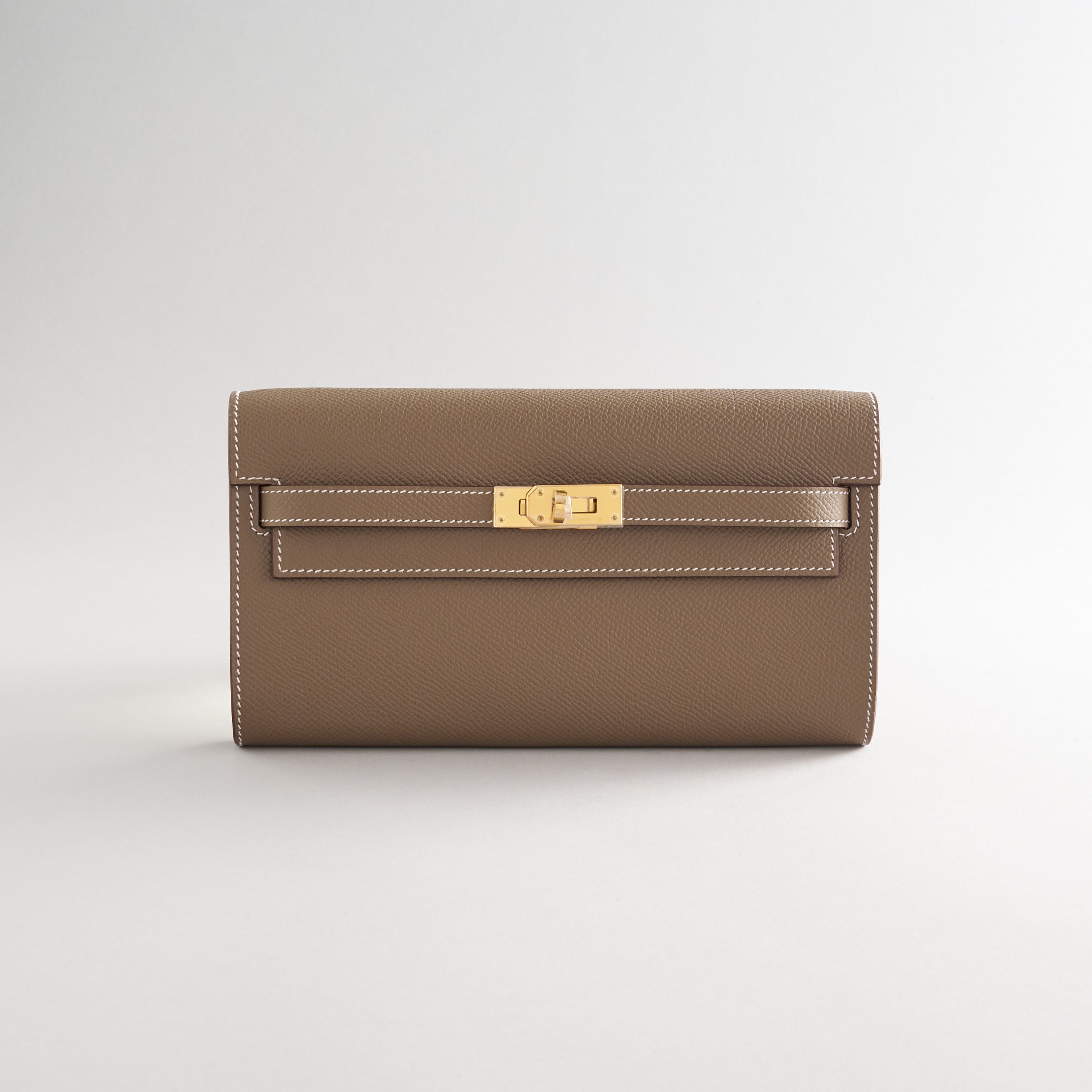 Hermès Kelly To Go Epsom Etoupe Sellier Gold Hardware