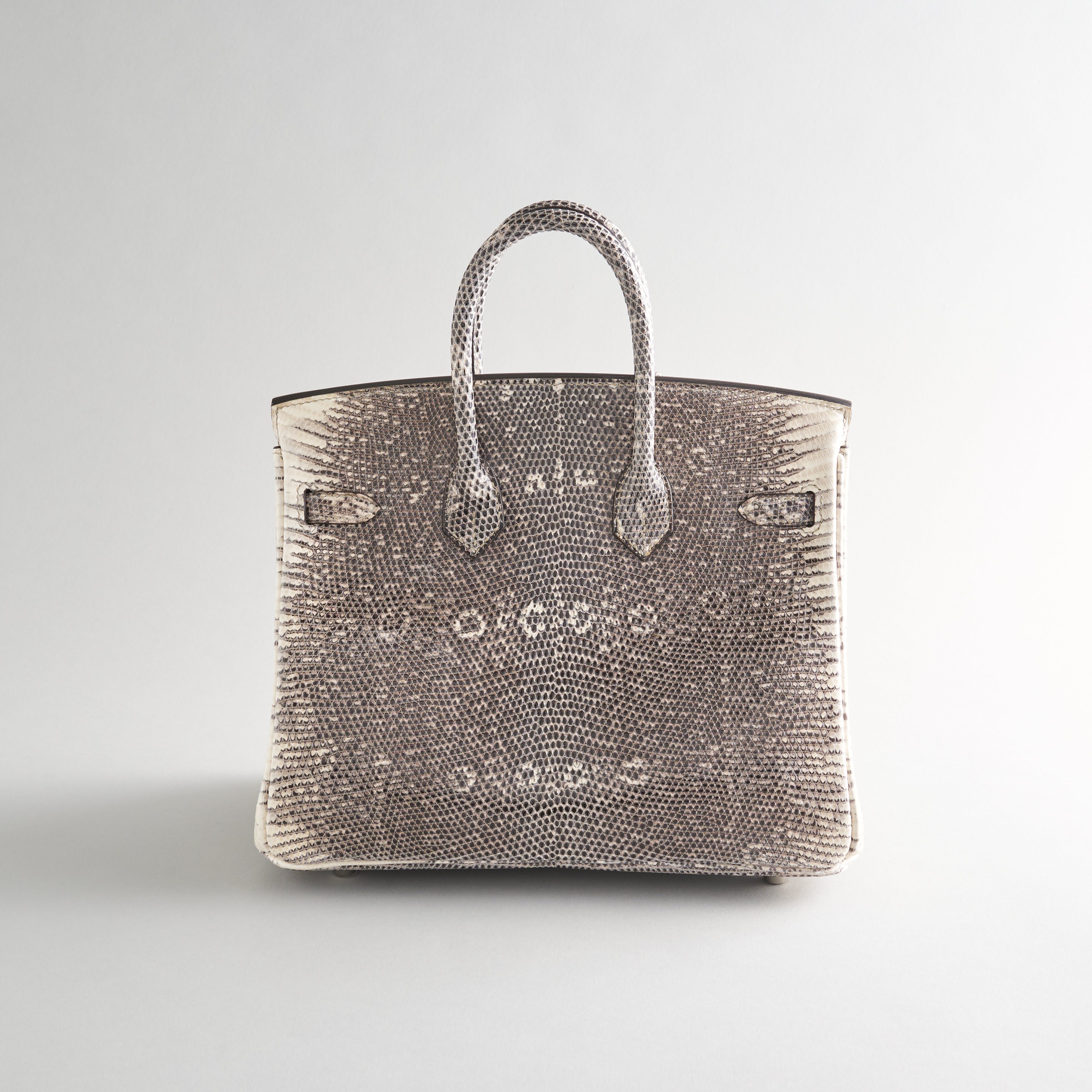 Hermès Birkin 25 Lizard Ombre Palladium Hardware