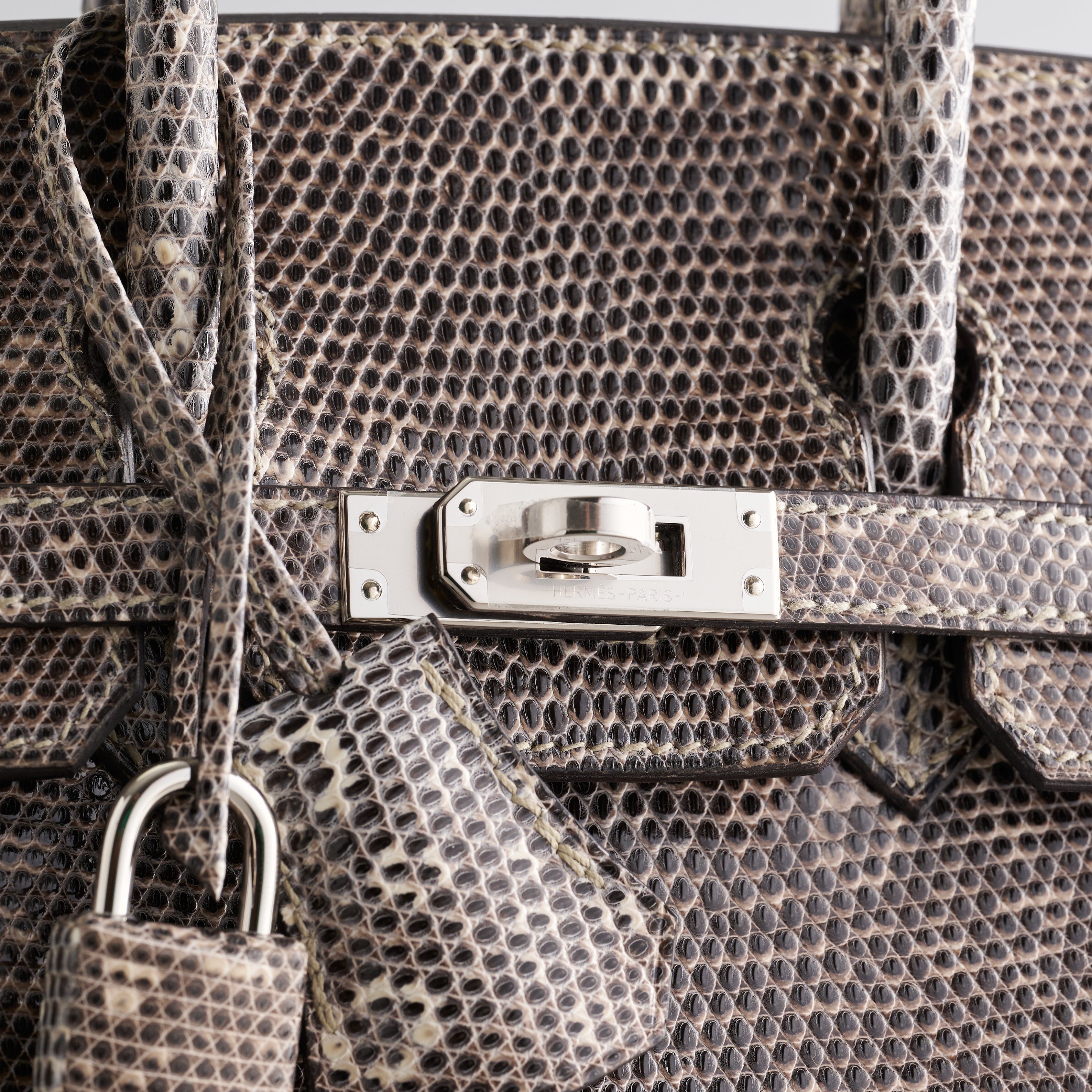 Hermès Birkin 25 Lizard Ombre Palladium Hardware