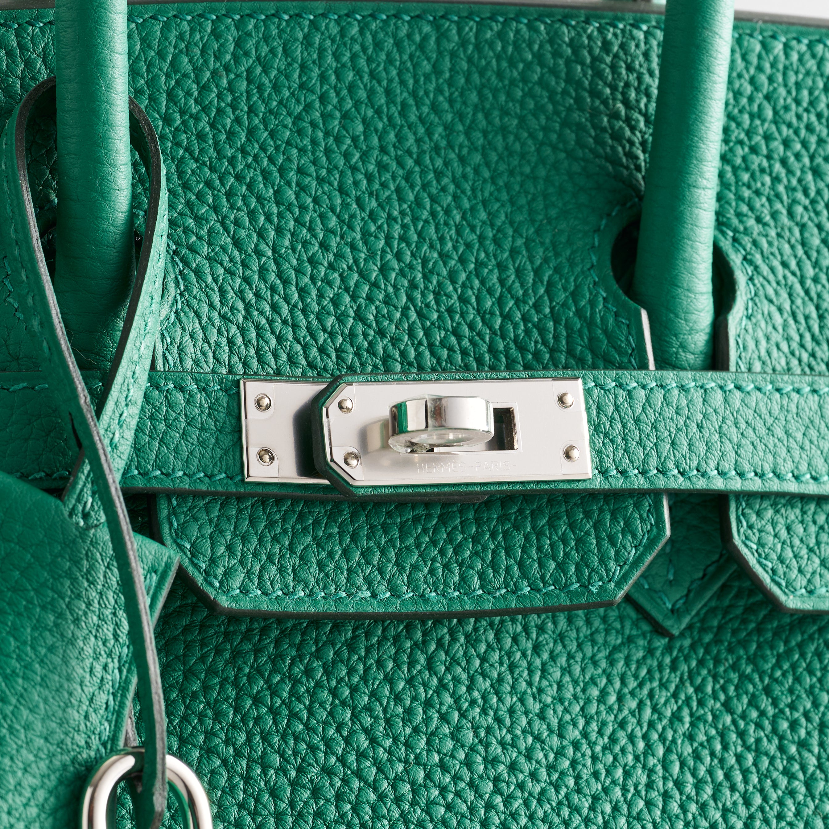 Hermès Birkin 25 Togo Vert Vertigo Palladium Hardware