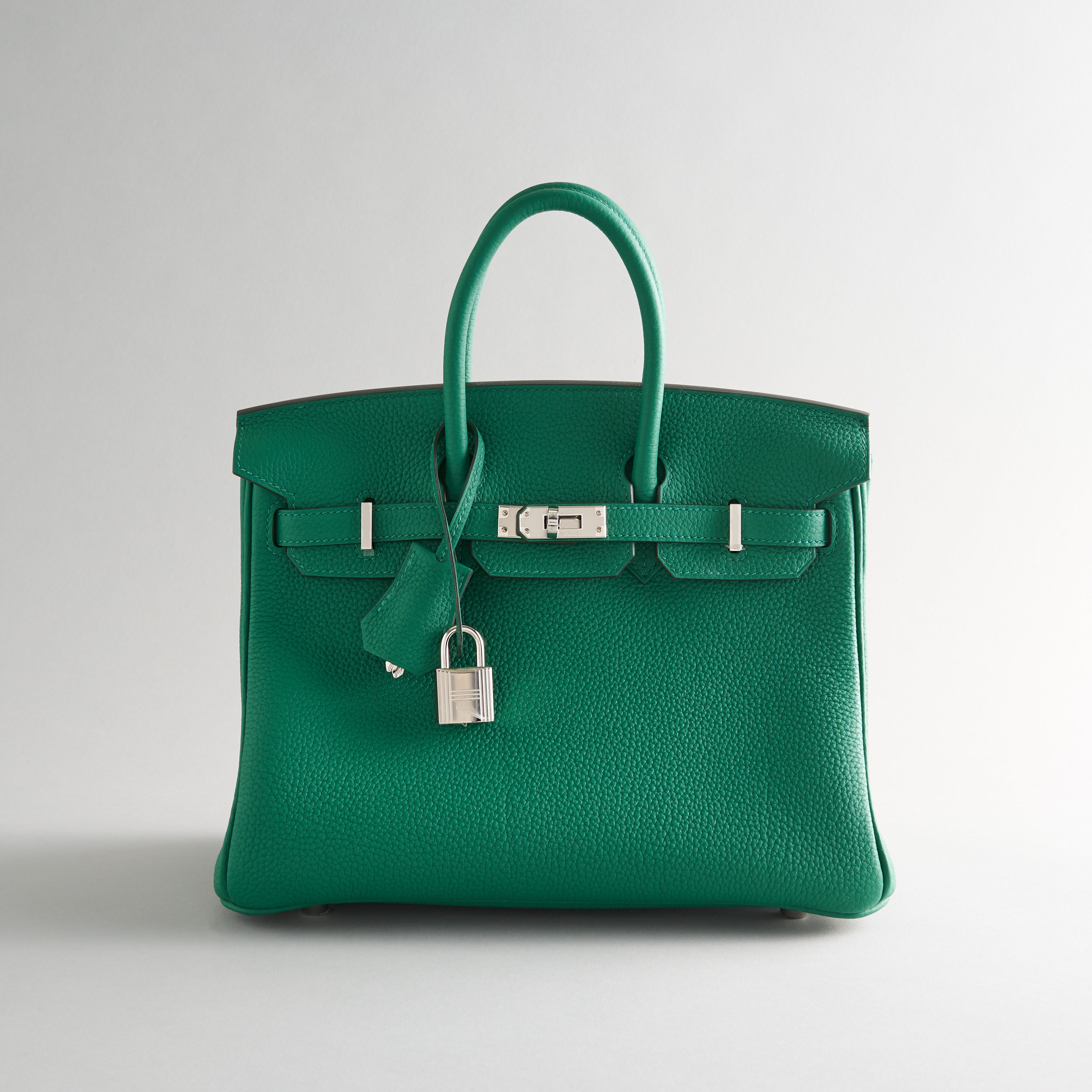 Hermès Birkin 25 Togo Vert Vertigo Palladium Hardware