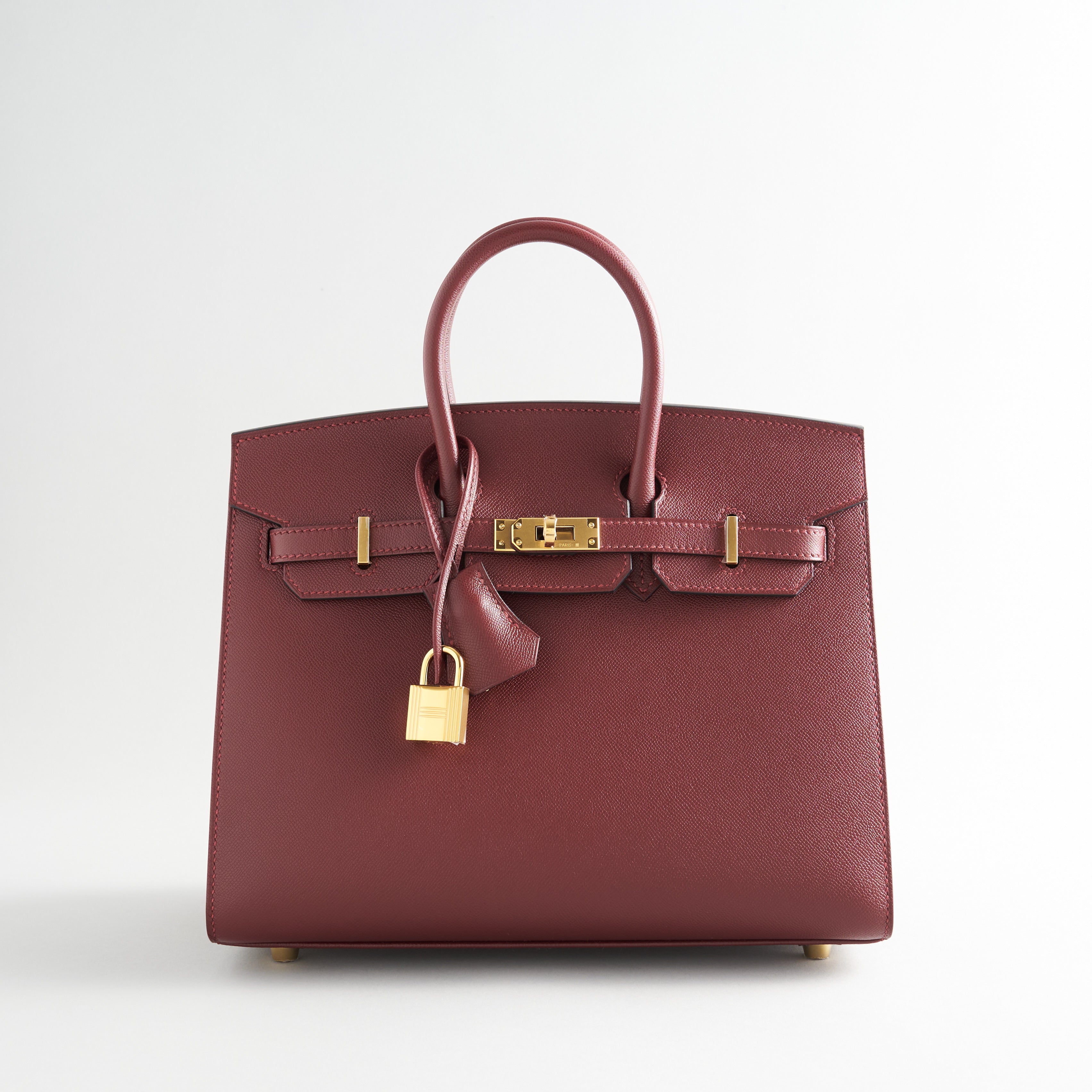 Hermès Birkin 25 Veau Madame Rouge H Gold Hardware