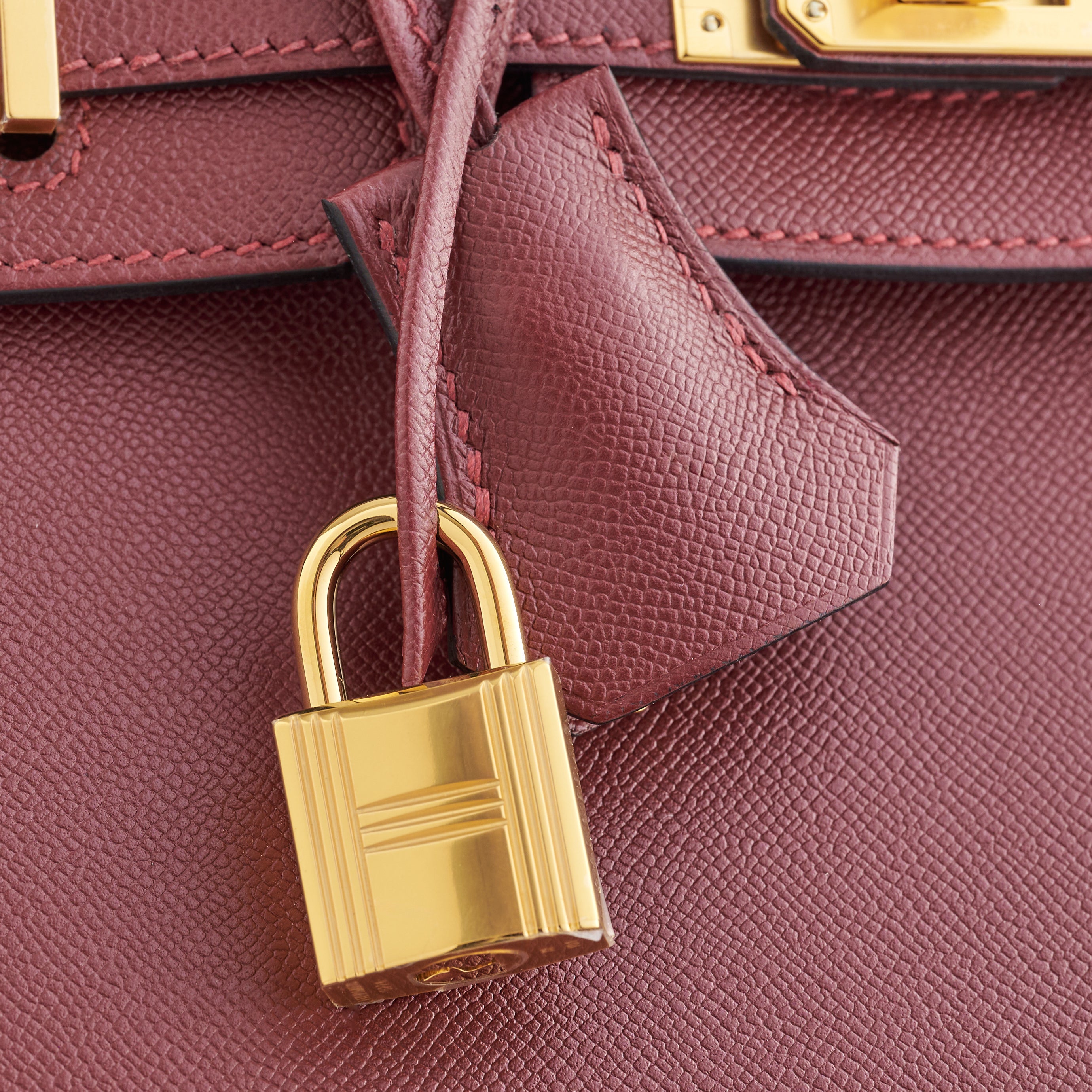 Hermès Birkin 25 Veau Madame Rouge H Gold Hardware