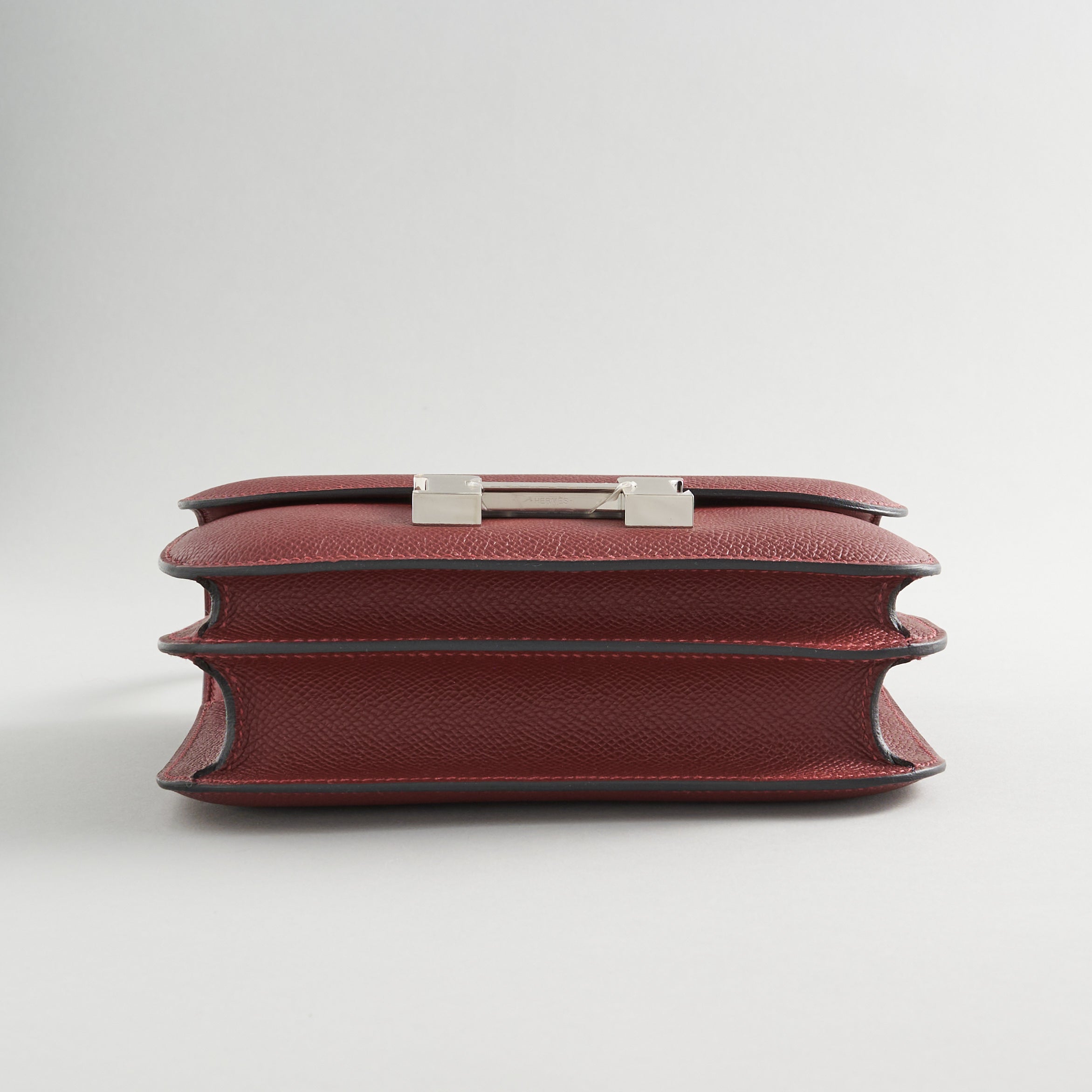 Hermes Constance 18 Epsom Rouge H Palladium Hardware