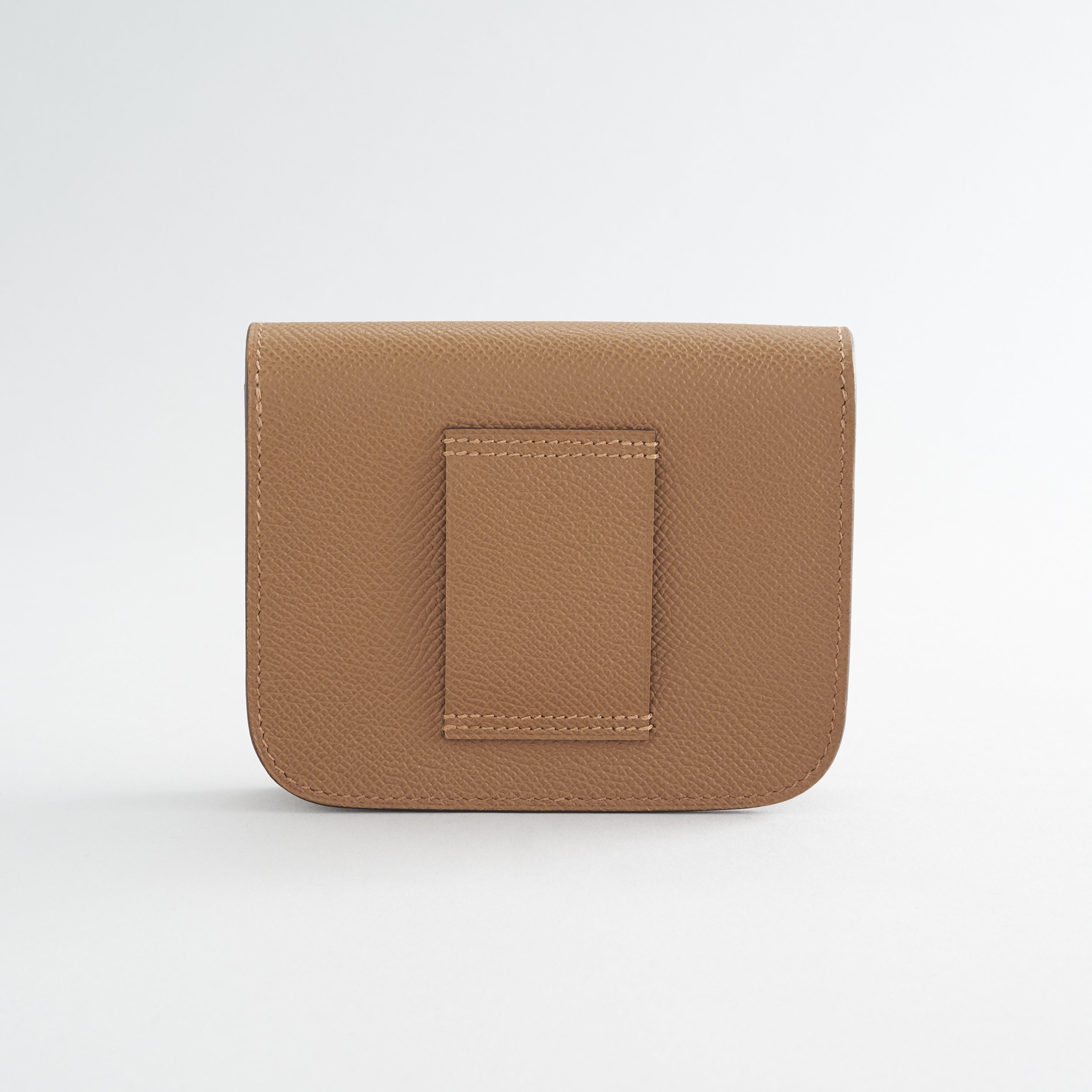 Hermès Constance Slim Wallet Epsom Alezan Palladium