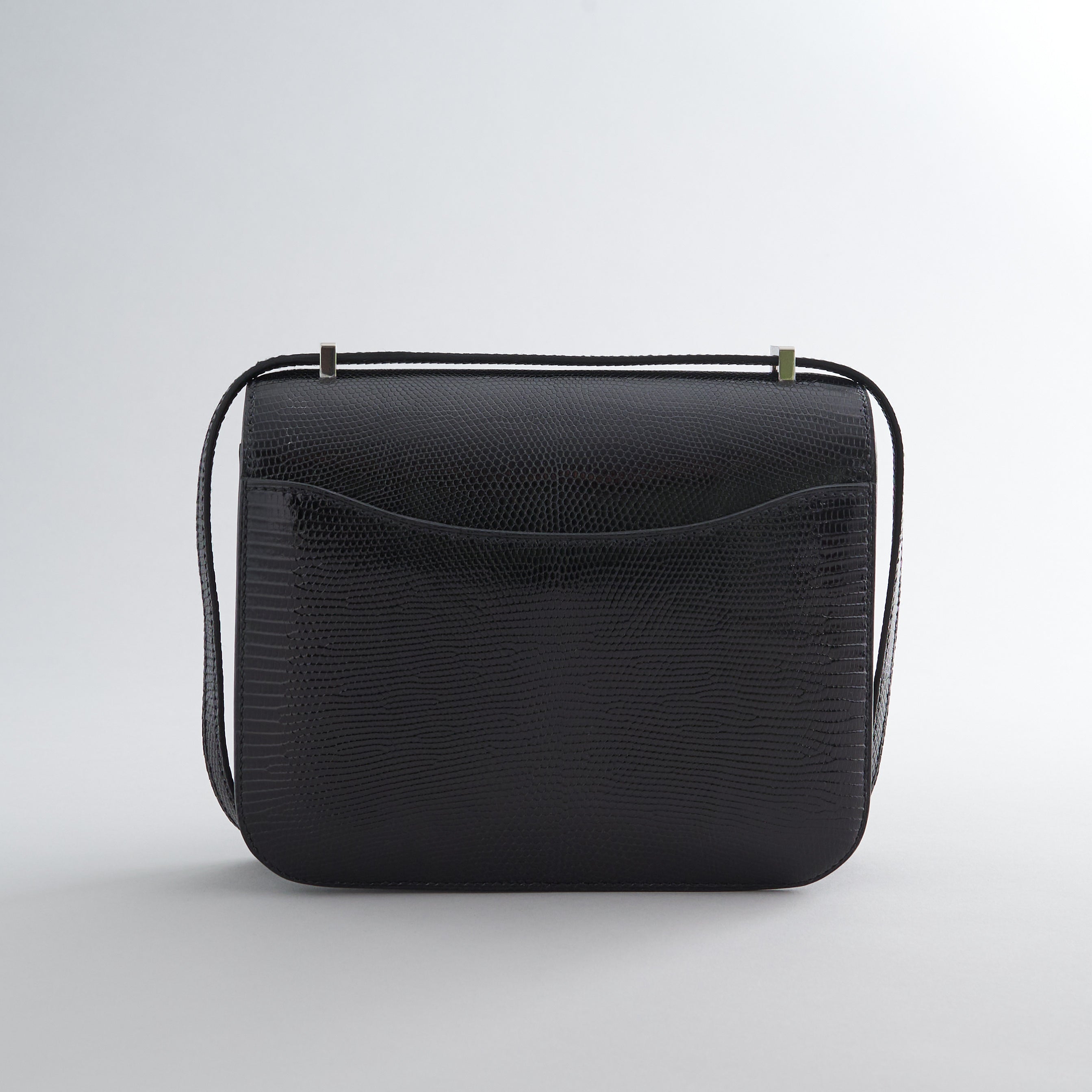 Hermès Constance 18 Lizard Black Palladium Shiny