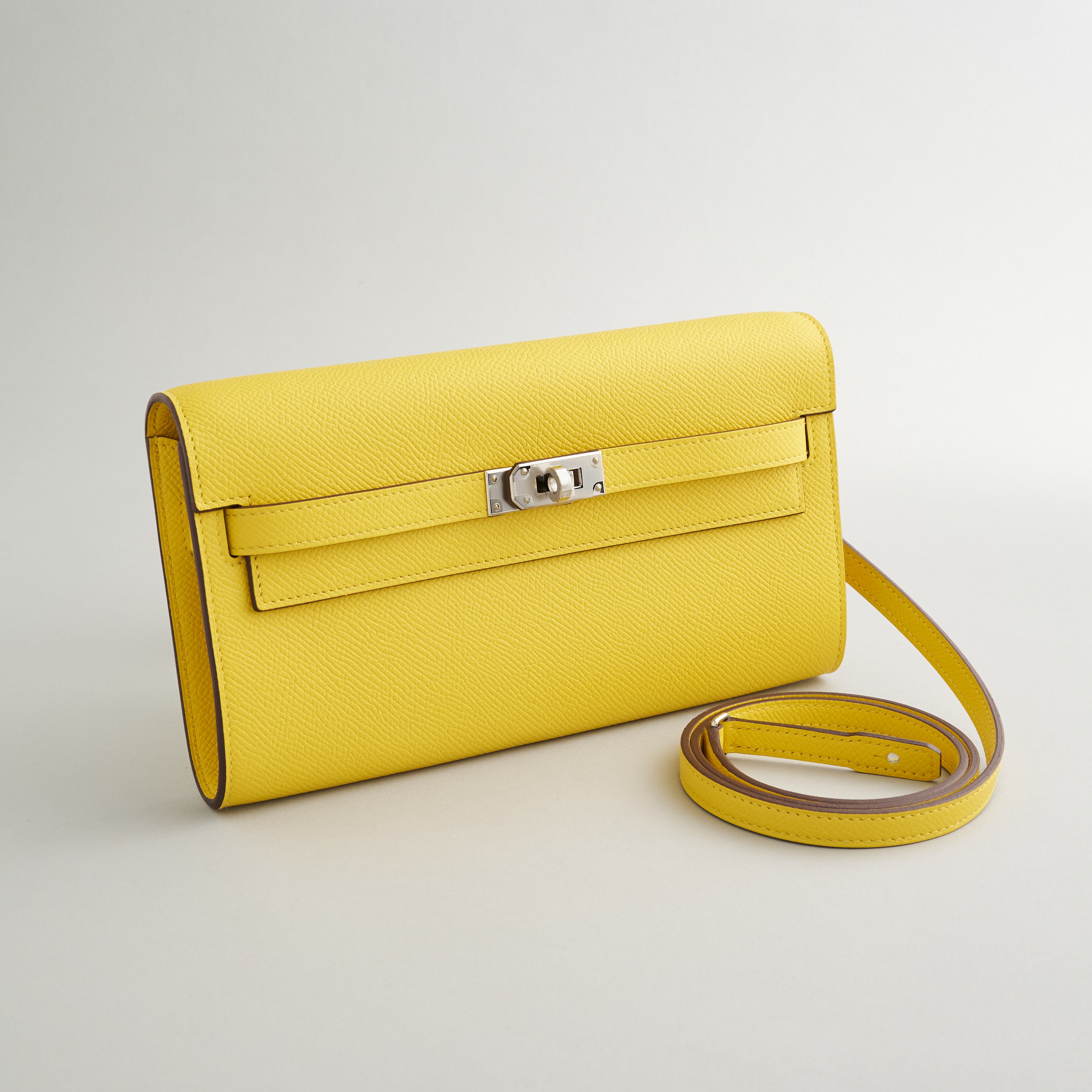 Hermès Kelly To Go Epsom Jaune de Naples Palladium Hardware