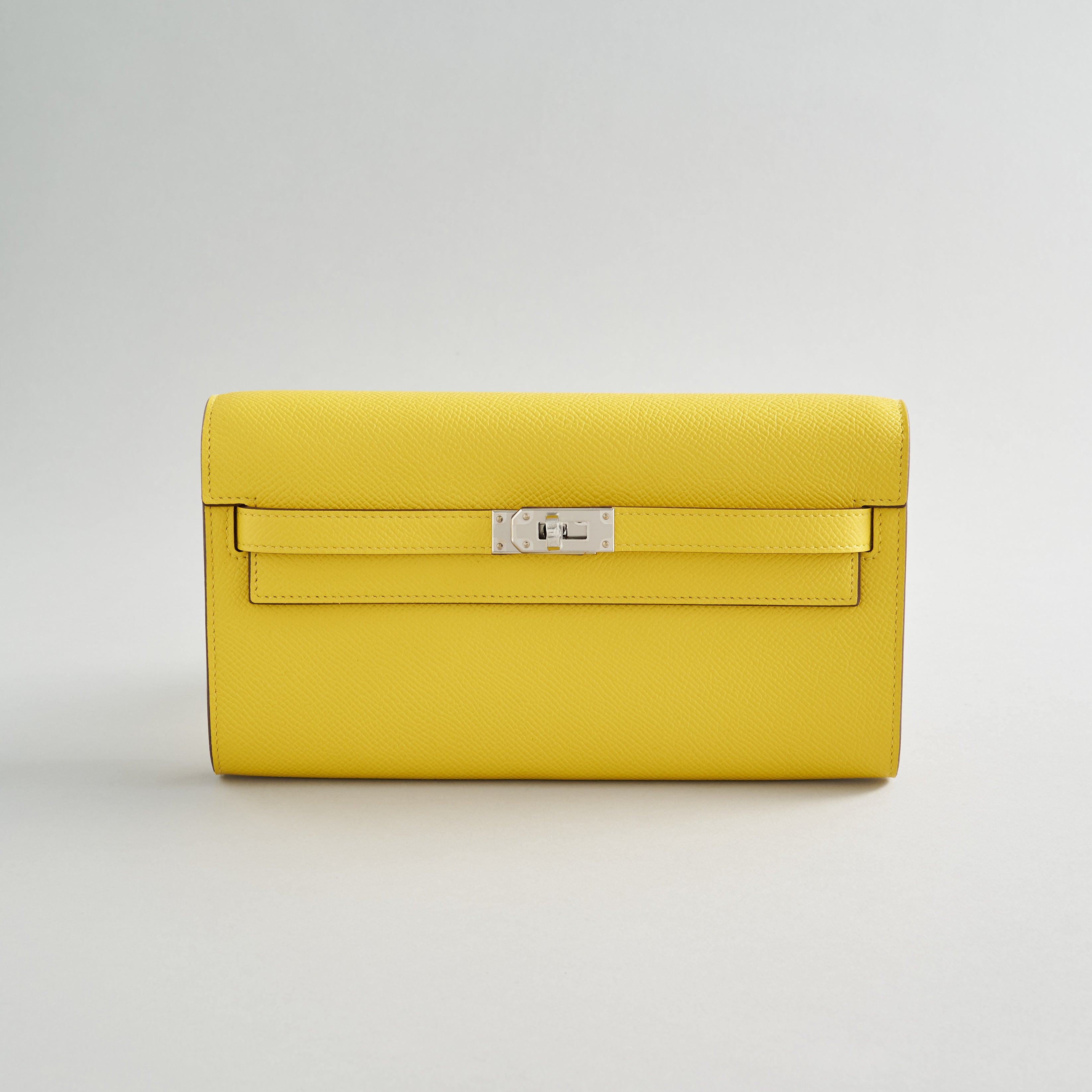 Hermès Kelly To Go Epsom Jaune de Naples Palladium Hardware