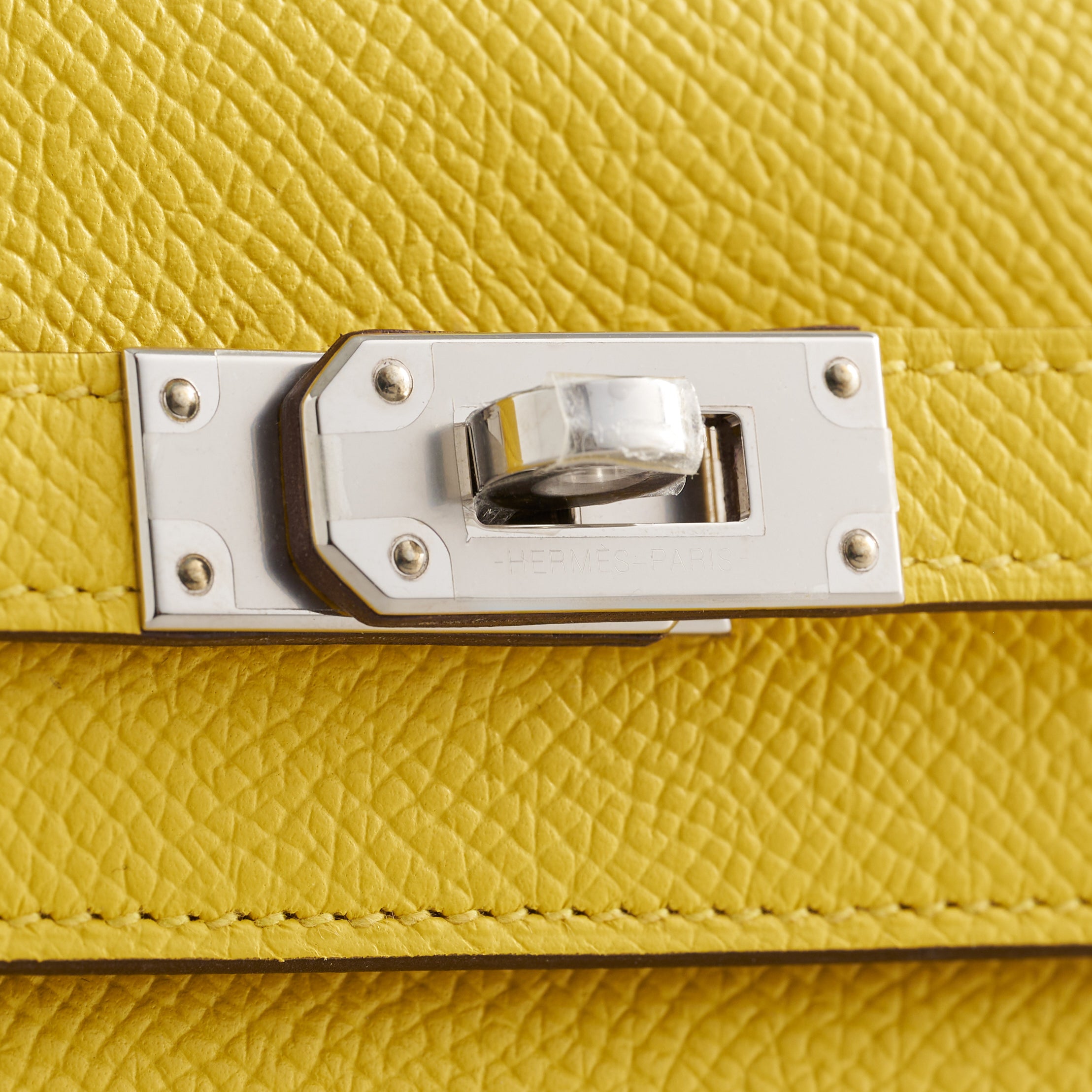 Hermès Kelly To Go Epsom Jaune de Naples Palladium Hardware