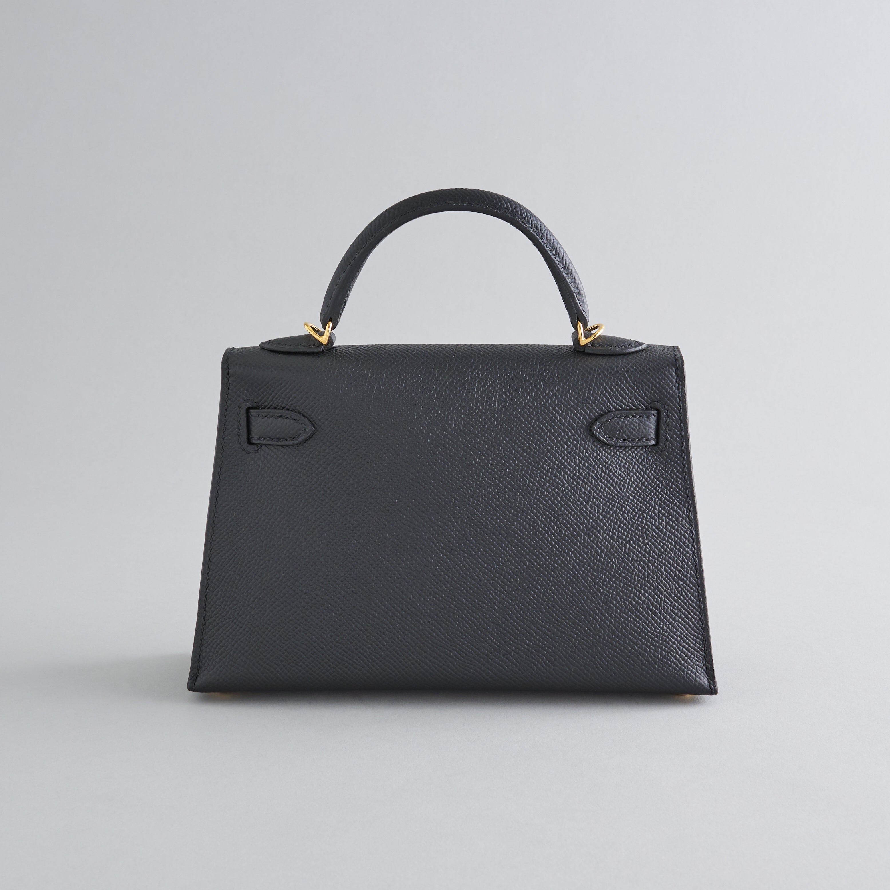 Hermès Kelly Mini Epsom Sellier Black Gold Hardware