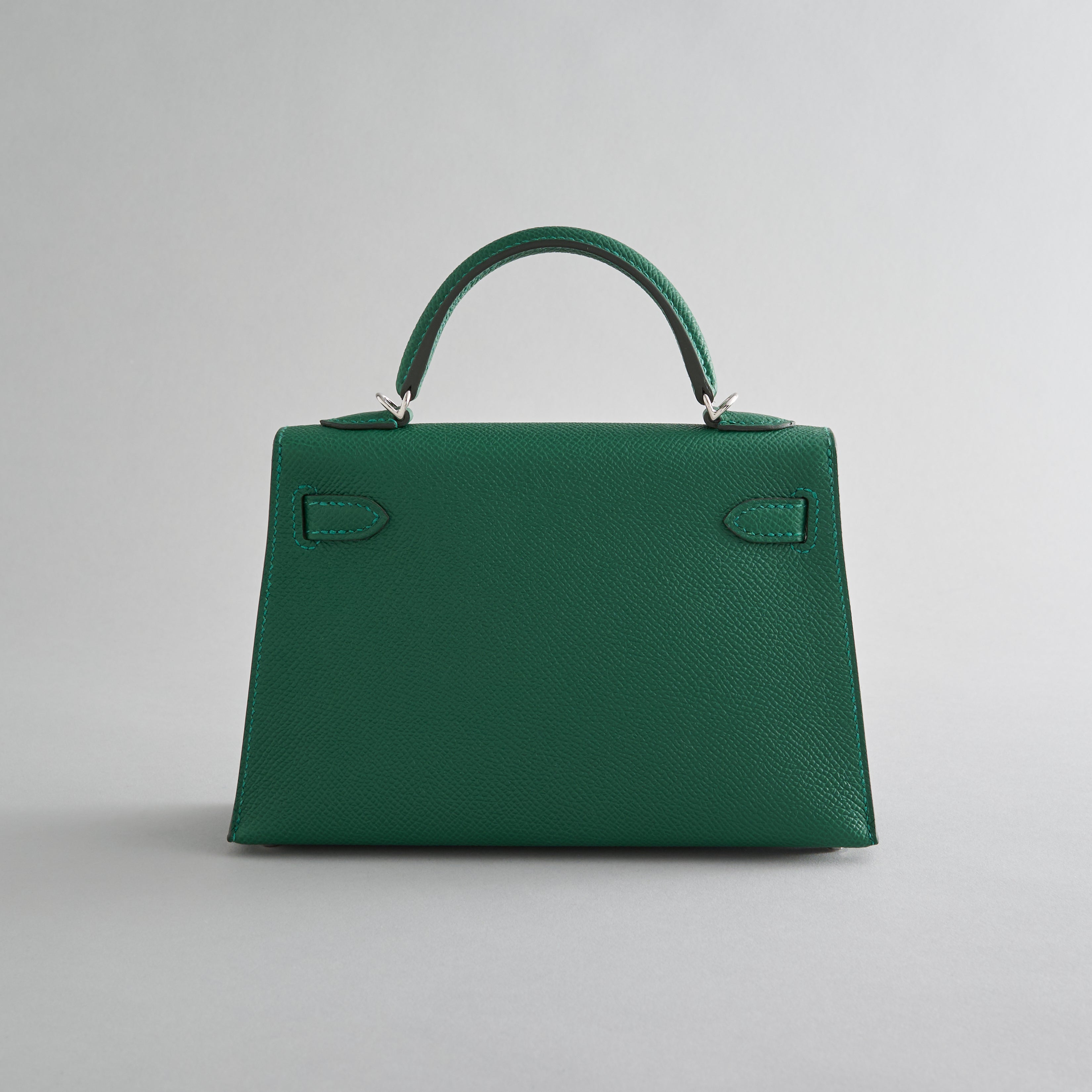 Hermès Kelly Mini Epsom Vert Moyen Electrum Sellier