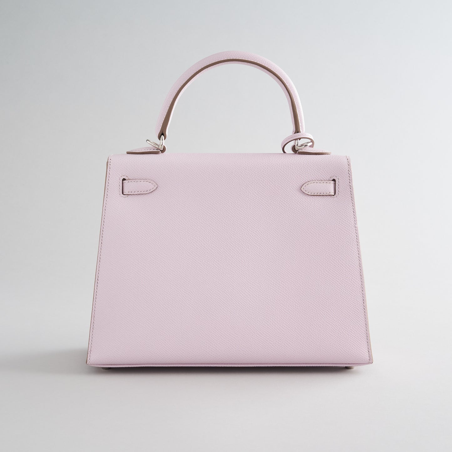 Hermès Kelly 25 Epsom Mauve Pale Palladium Hardware