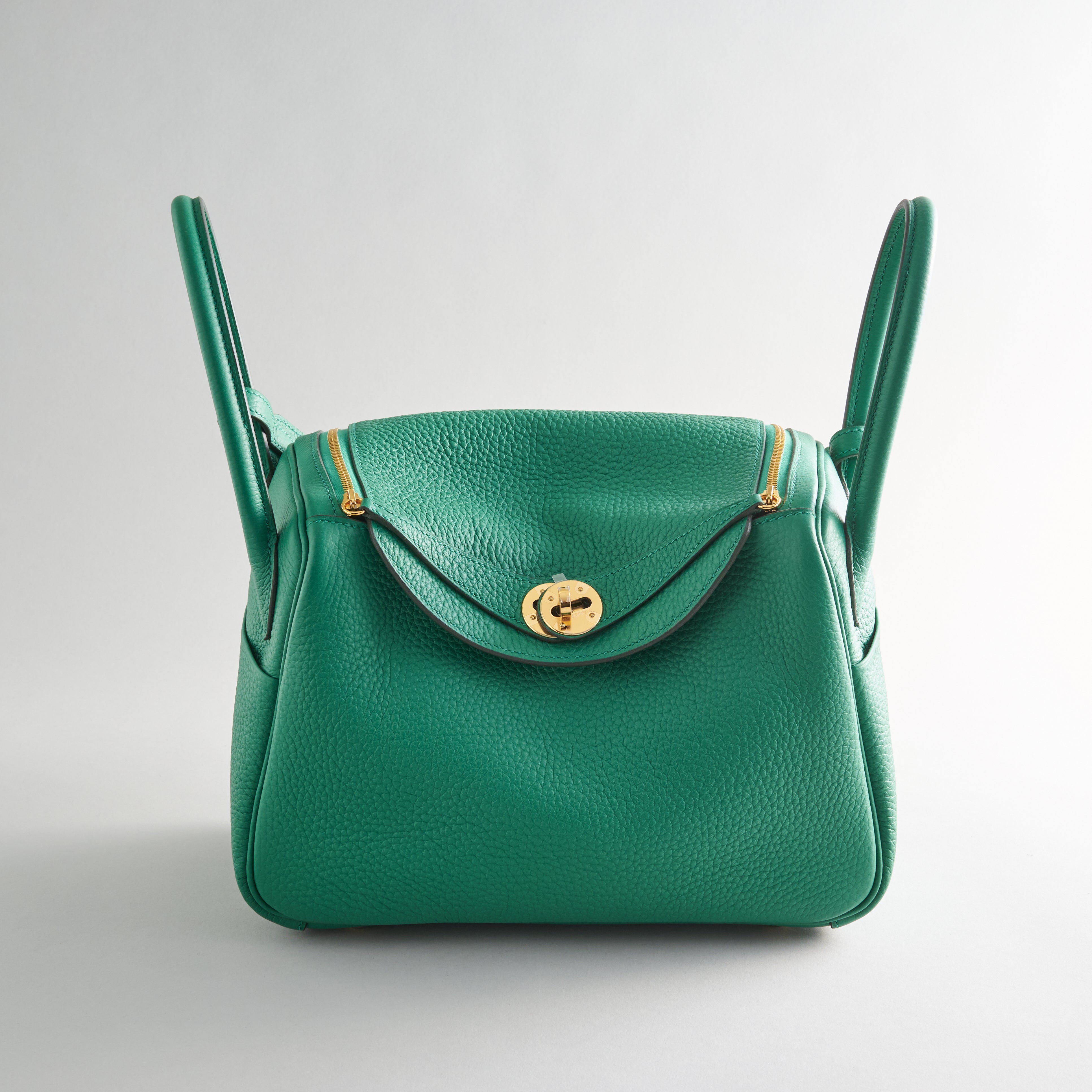 Hermès Lindy 26 Clemence Vert Vertigo