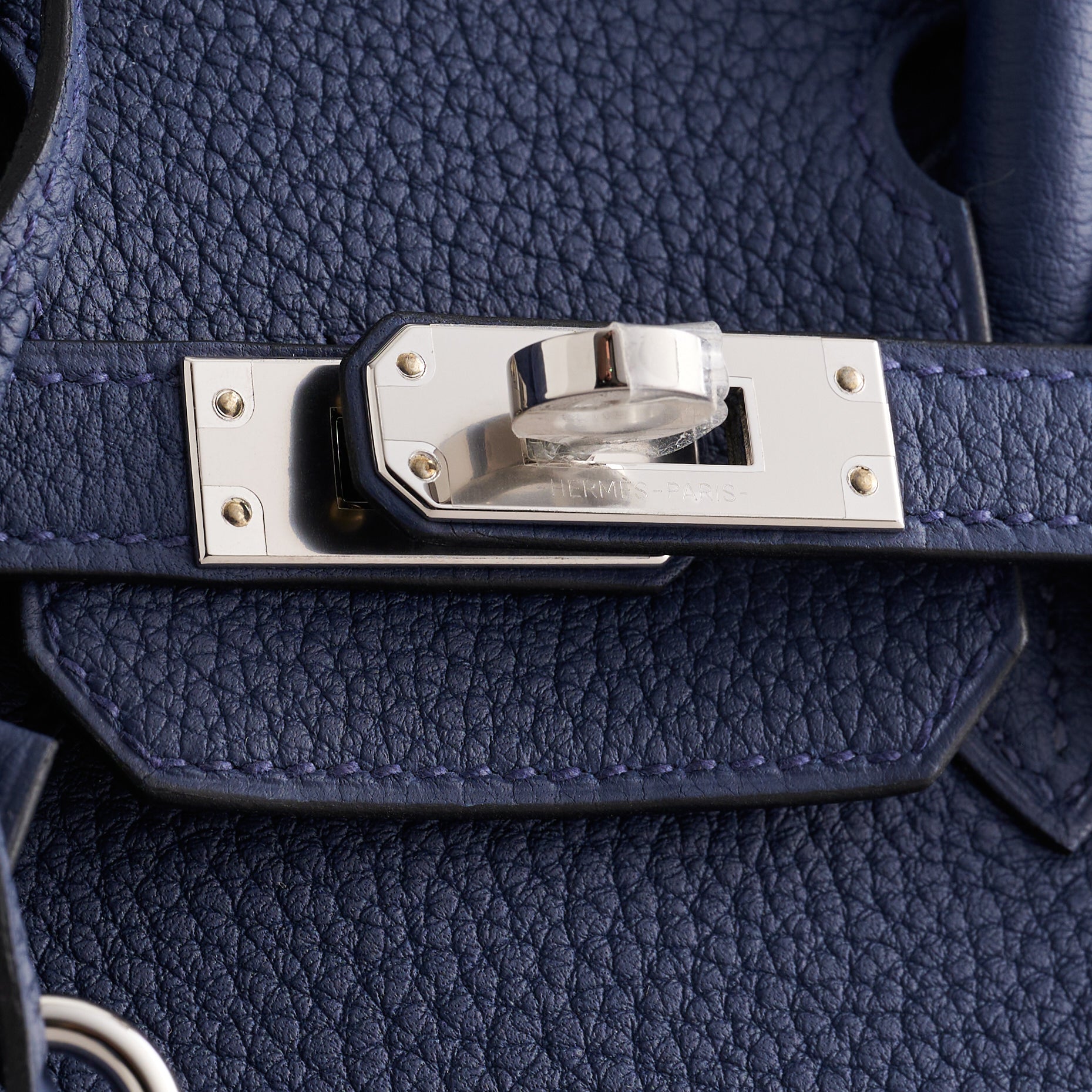 Hermès Birkin 25 Togo Blue Navy Palladium Hardware