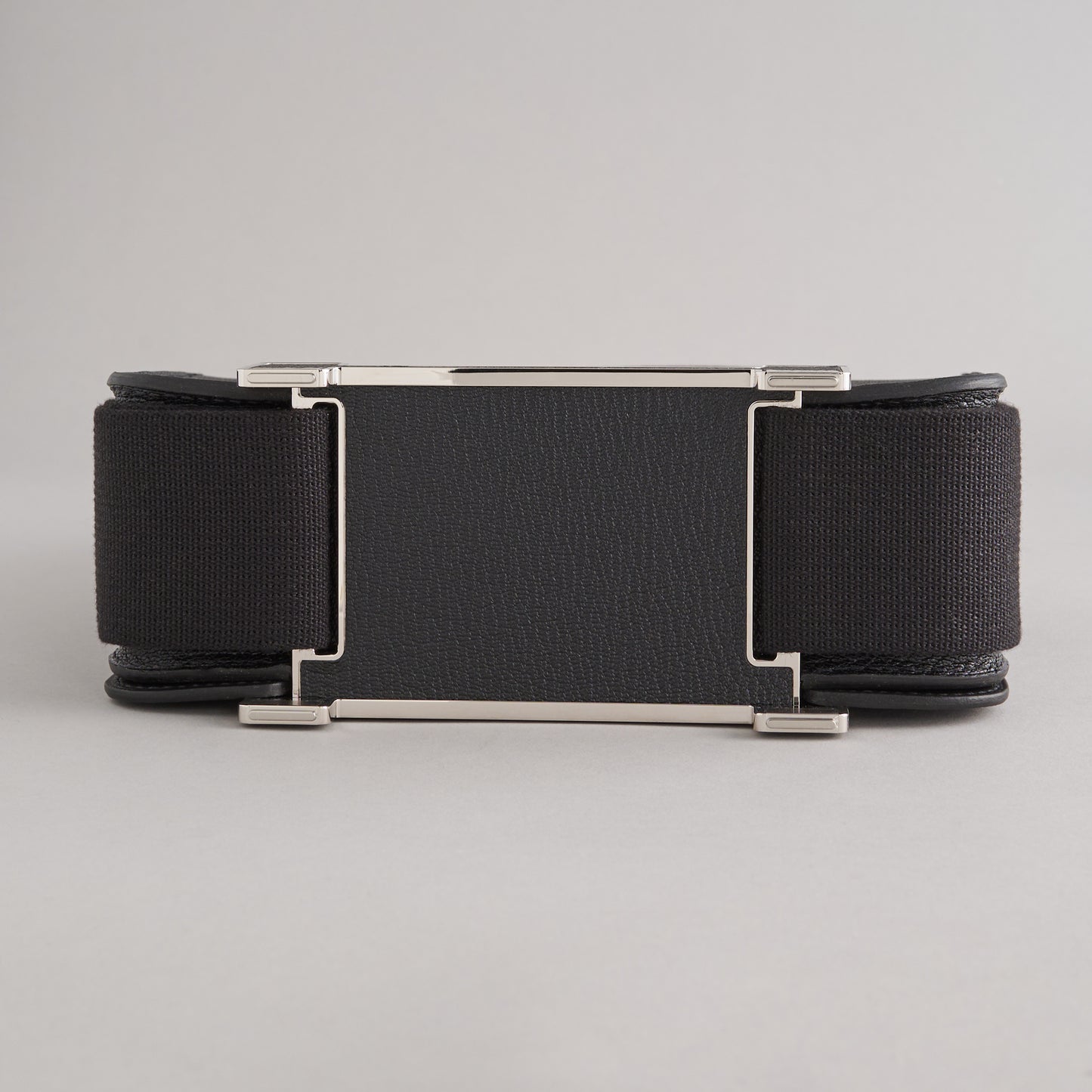 Hermès Geta Bag Chevre Black Palladium Hardware