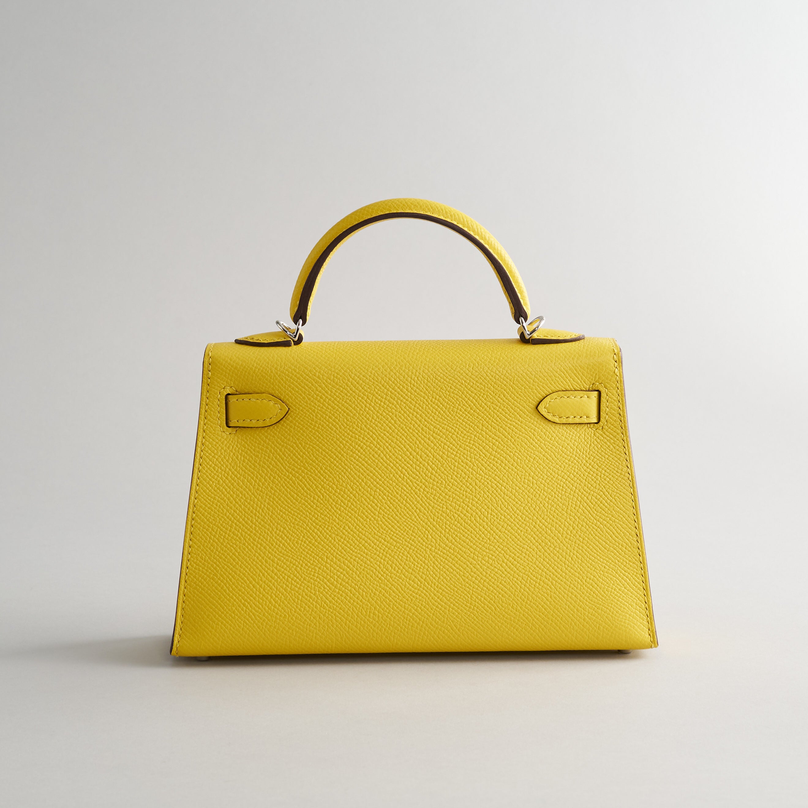 Hermès Kelly Mini Epsom Jaune de Naples Palladium Hardware