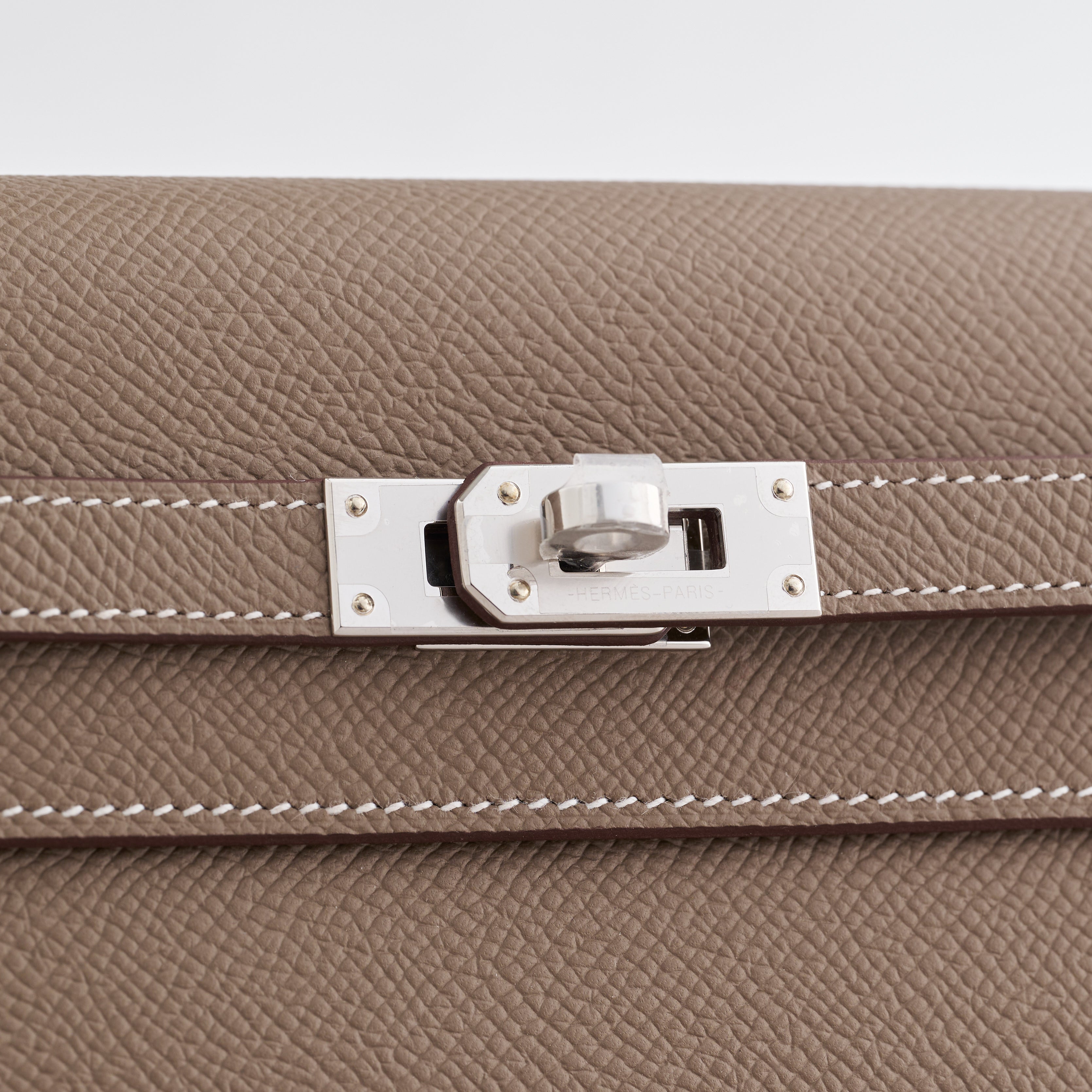 Hermès Kelly To Go Epsom Etoupe Sellier Palladium Hardware