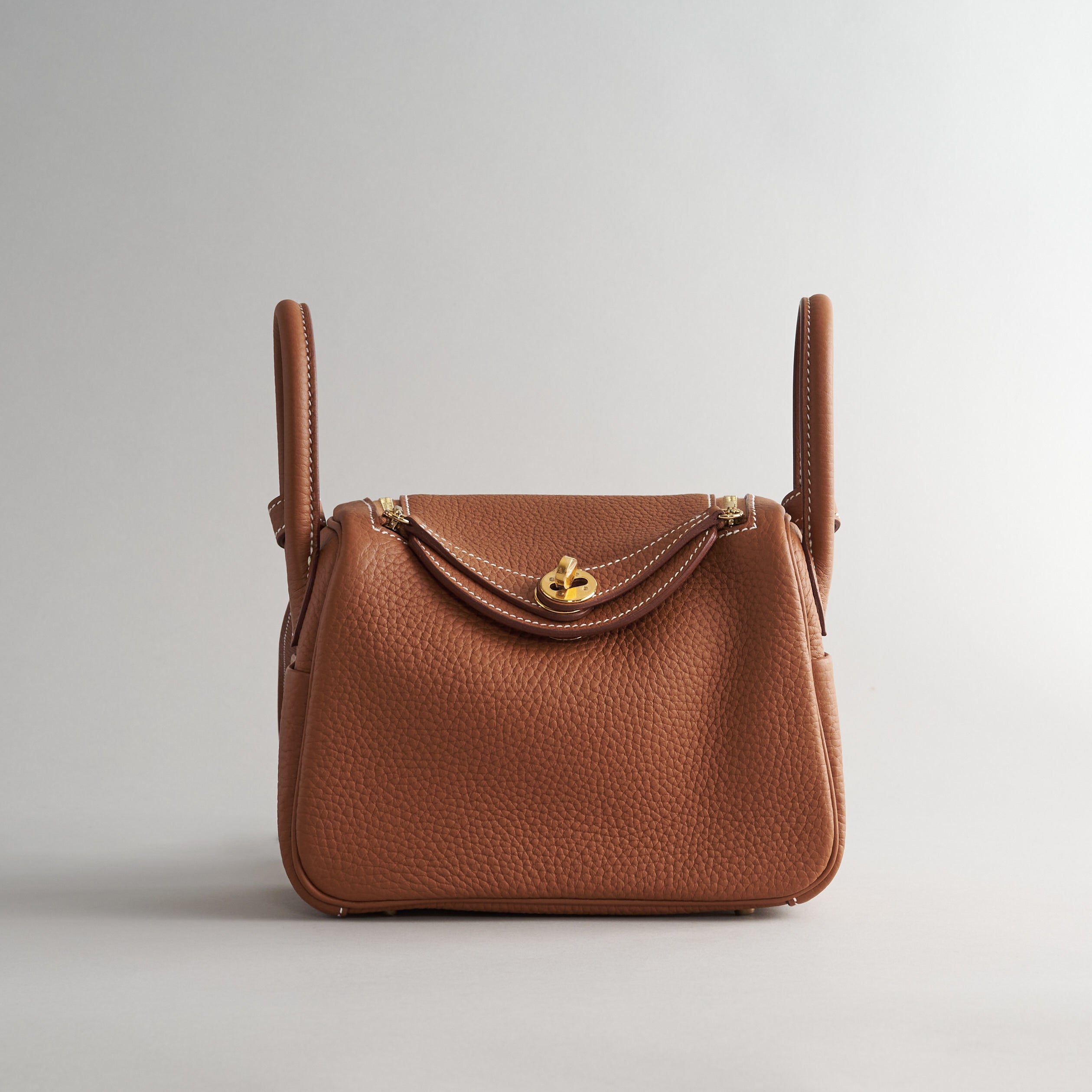 Hermès Lindy 20 Clemence Gold Gold Hardware