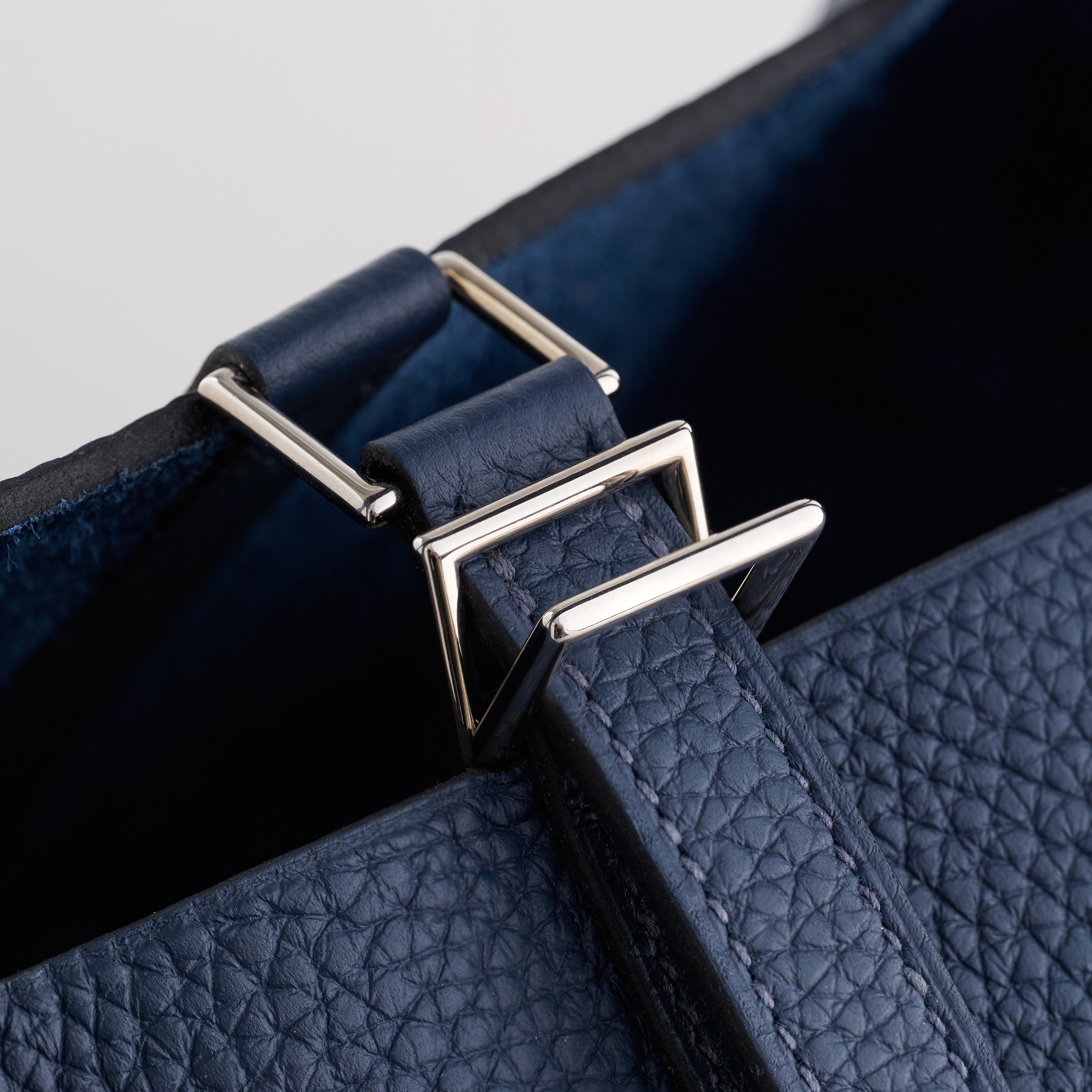 Hermès Picotin 18 Clemence Blue de Prusse Palladium Hardware