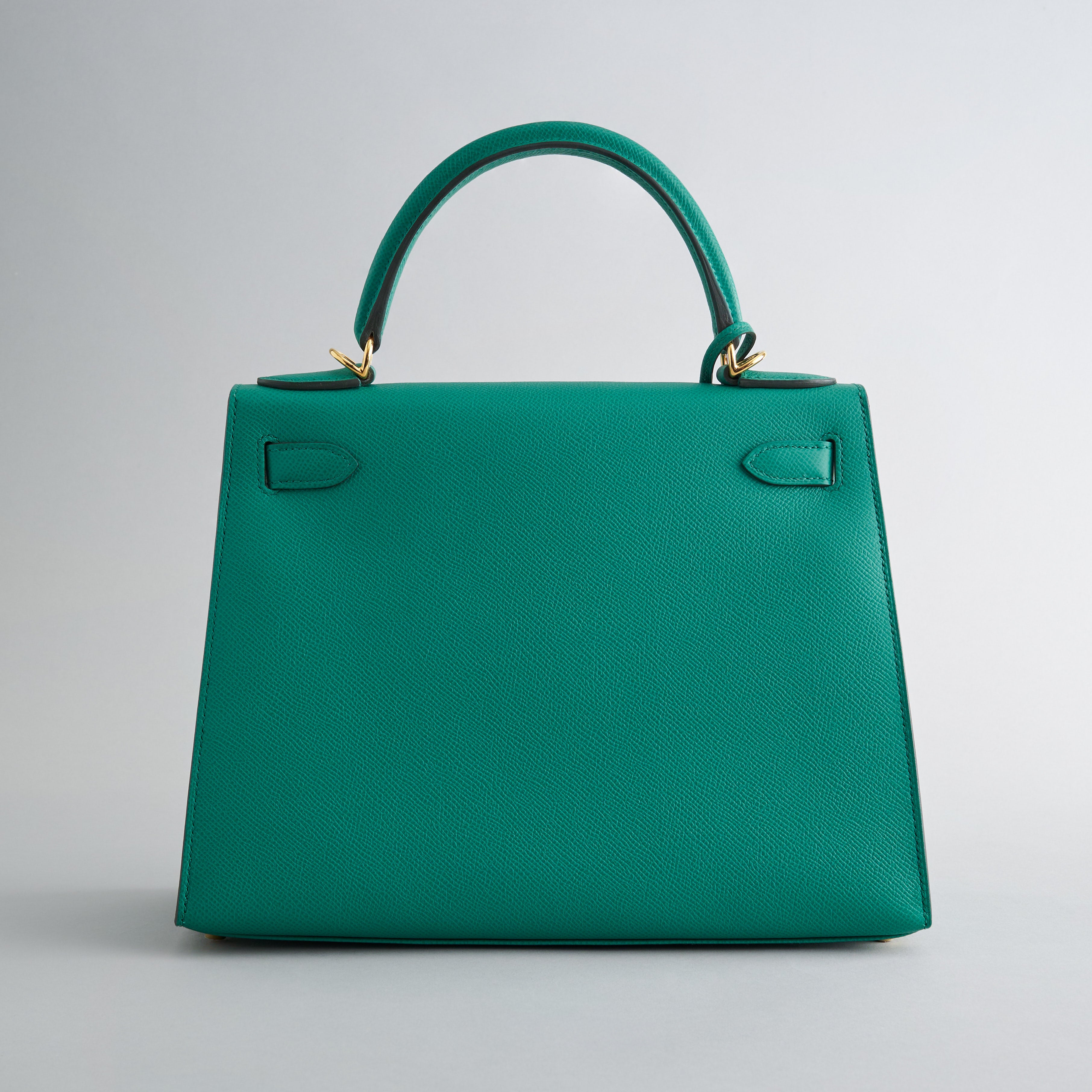 Hermès Kelly 28 Epsom Vert Jade Gold Hardware Sellier