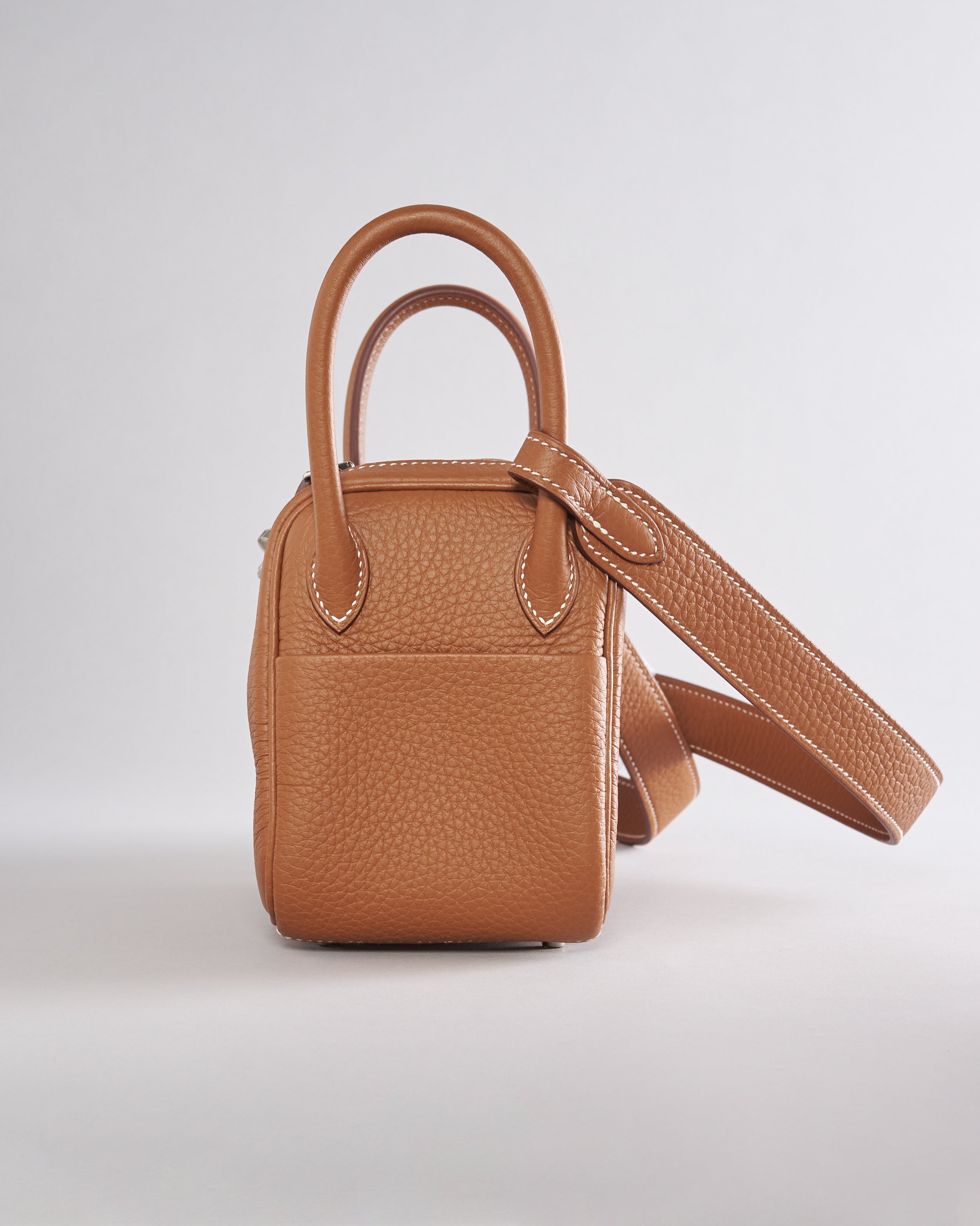 Hermès Lindy 20 Clemence Gold Palladium Hardware