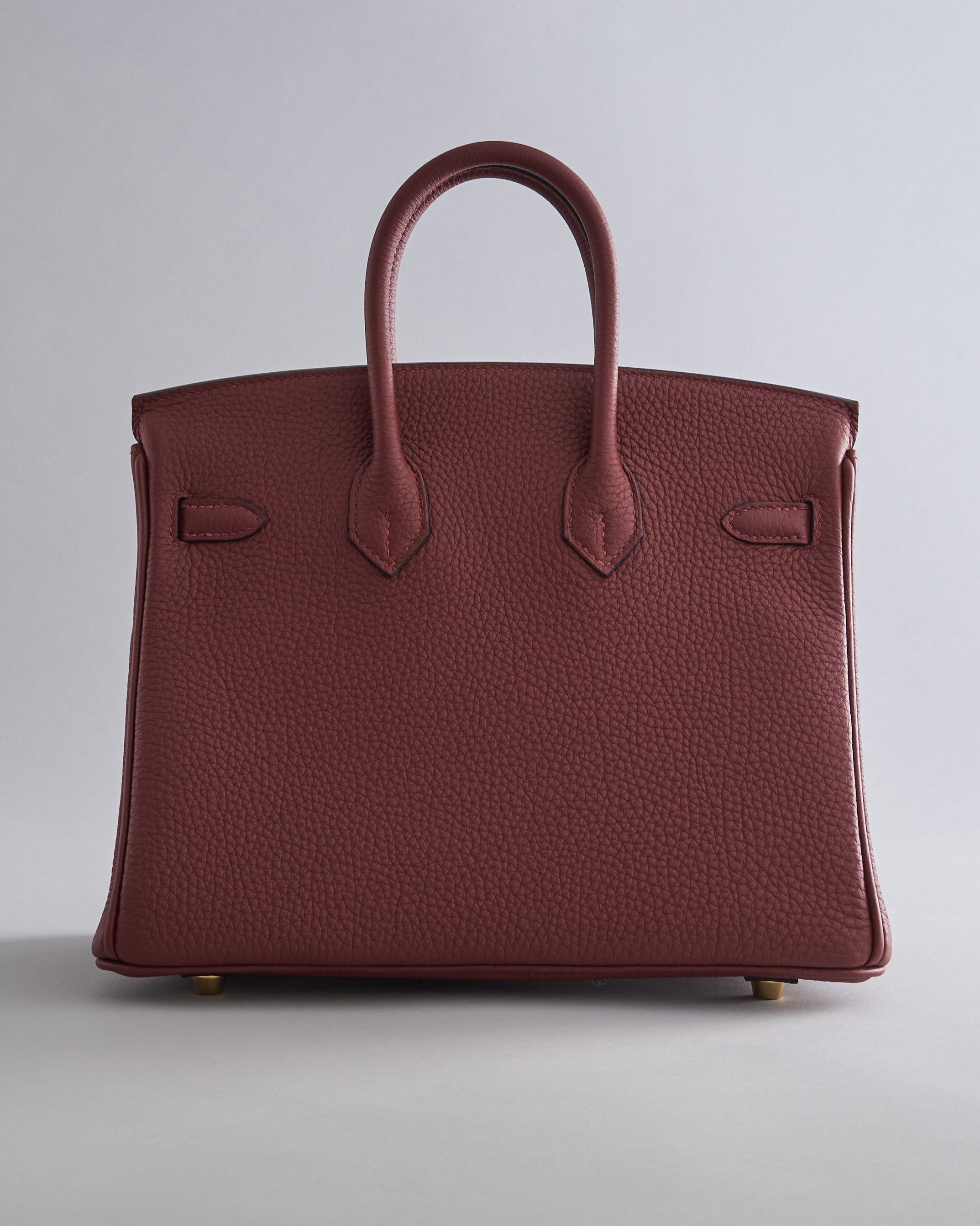 Hermès Birkin 25 Togo Rouge Sellier Gold Hardware Retourne