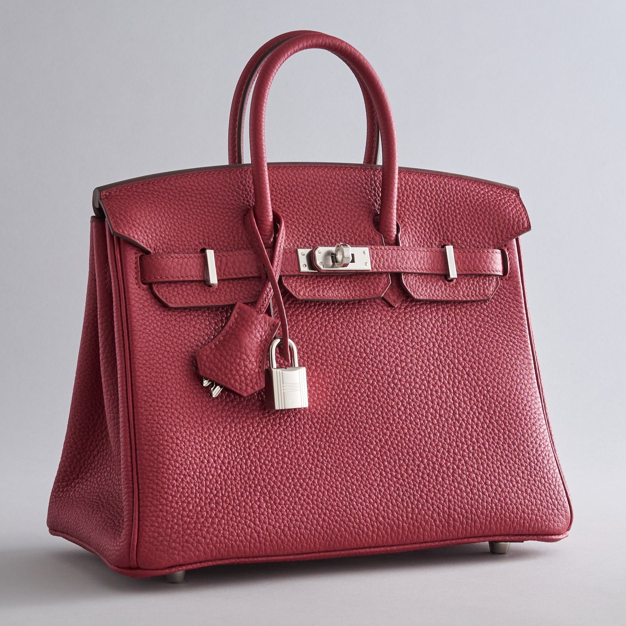 Hermès Birkin 25 Togo Rubis Palladium Hardware