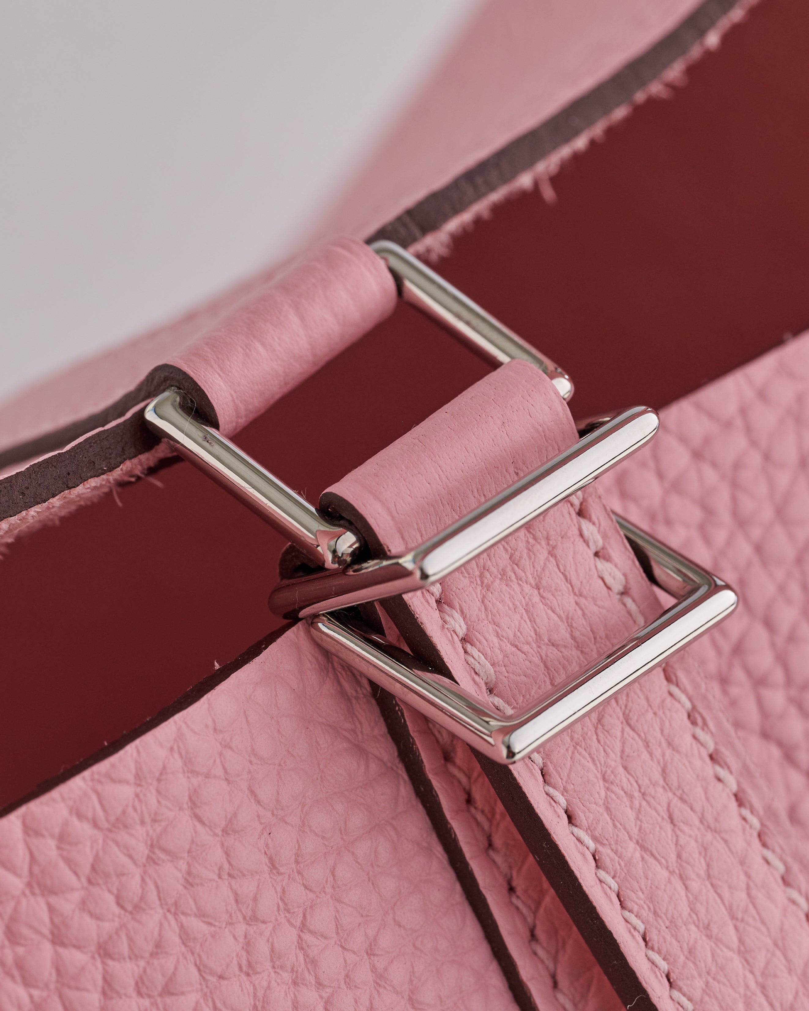 Hermès Picotin 18 Clemence Rose Sakura Palladium Hardware