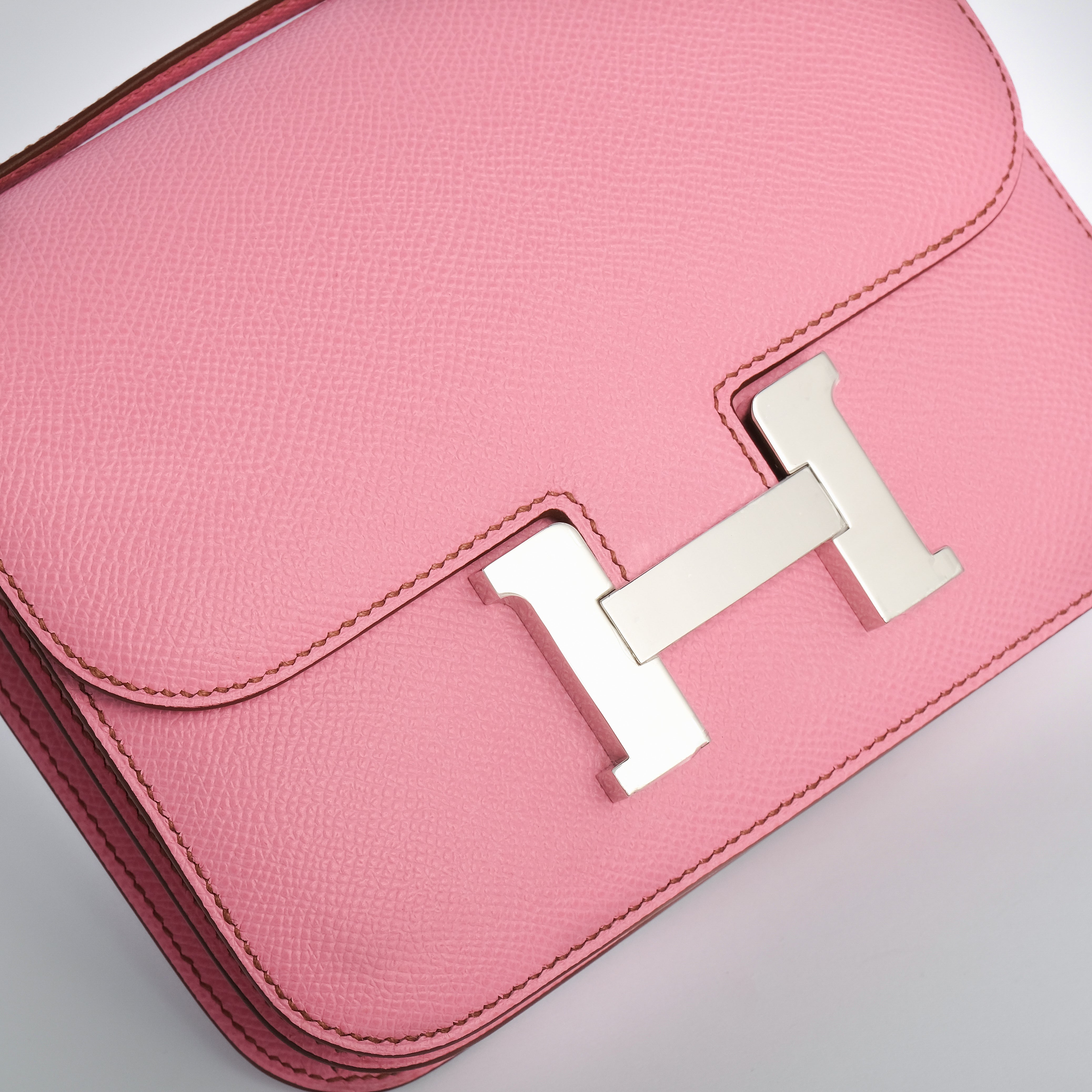 Hermès Constance 18 Epsom Pink Palladium Hardware