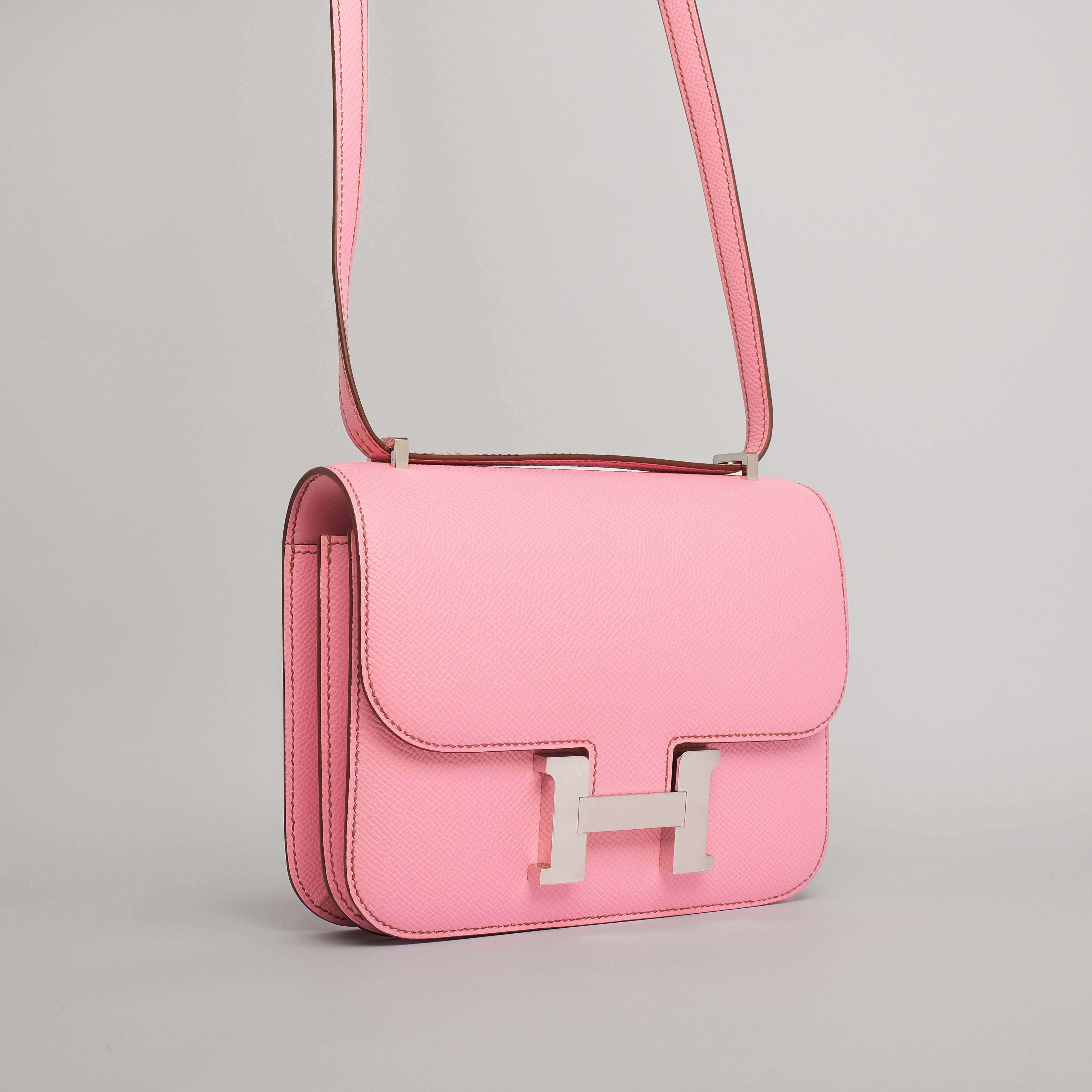 Hermès Constance 18 Epsom Pink Palladium Hardware